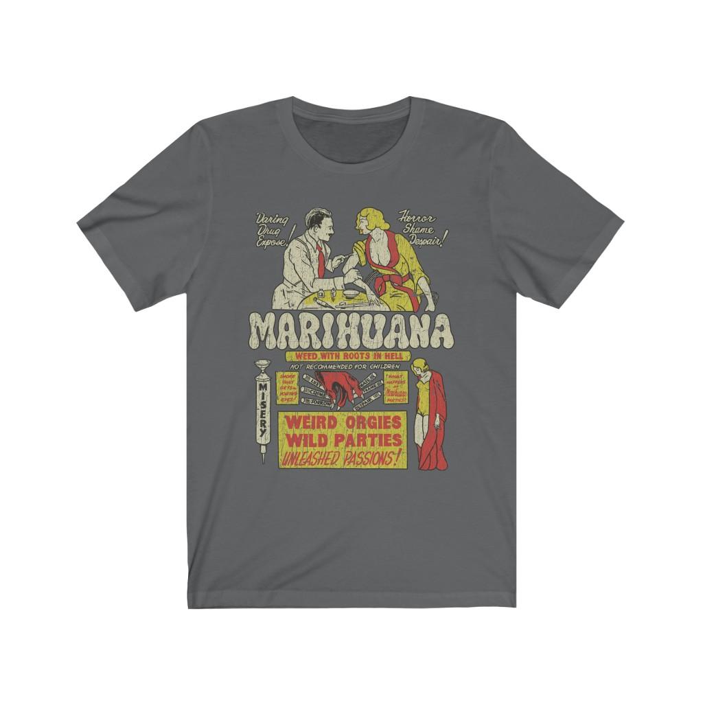 Marihuana - Weed With Roots In Hell 1936 Vintage Men's T-Shirt