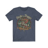 Snake & Dagger Tattoo 1976 Vintage Men's T-Shirt