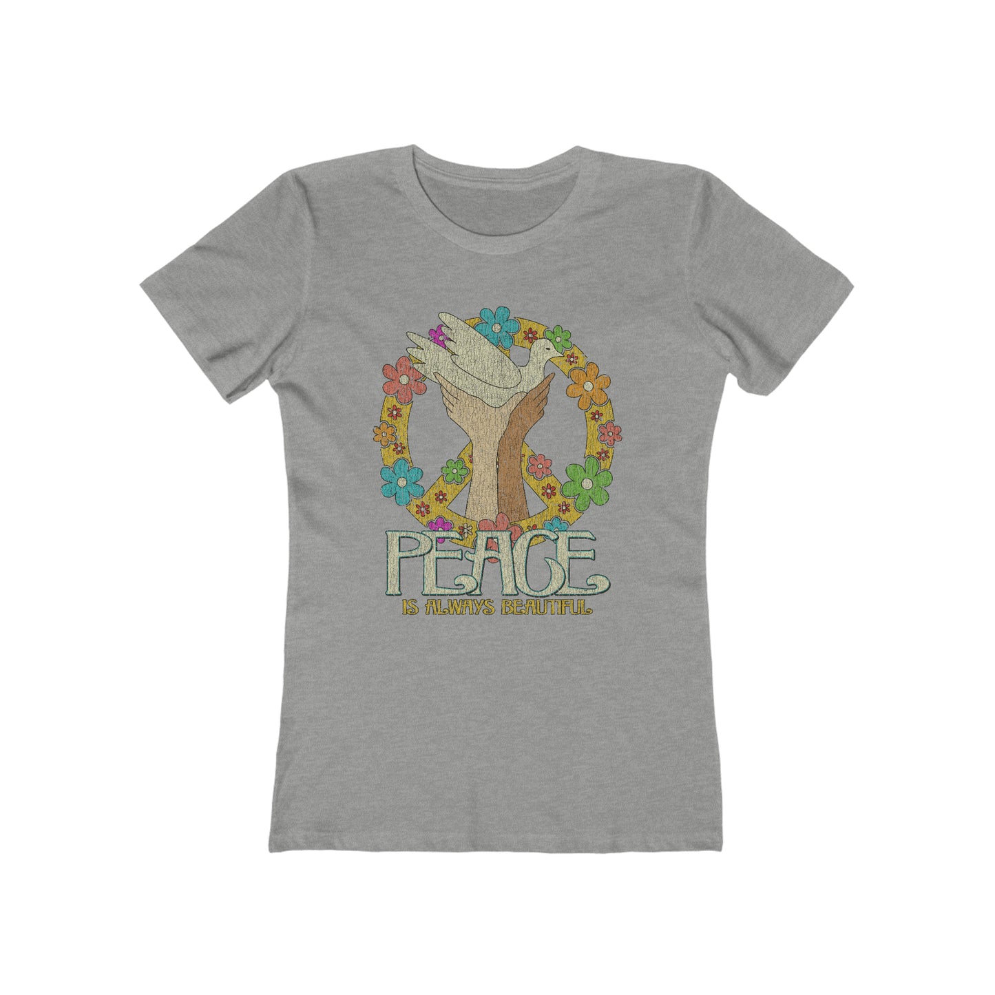 Peace is Always Beautiful 1963 Vintage Women's T-Shirt
