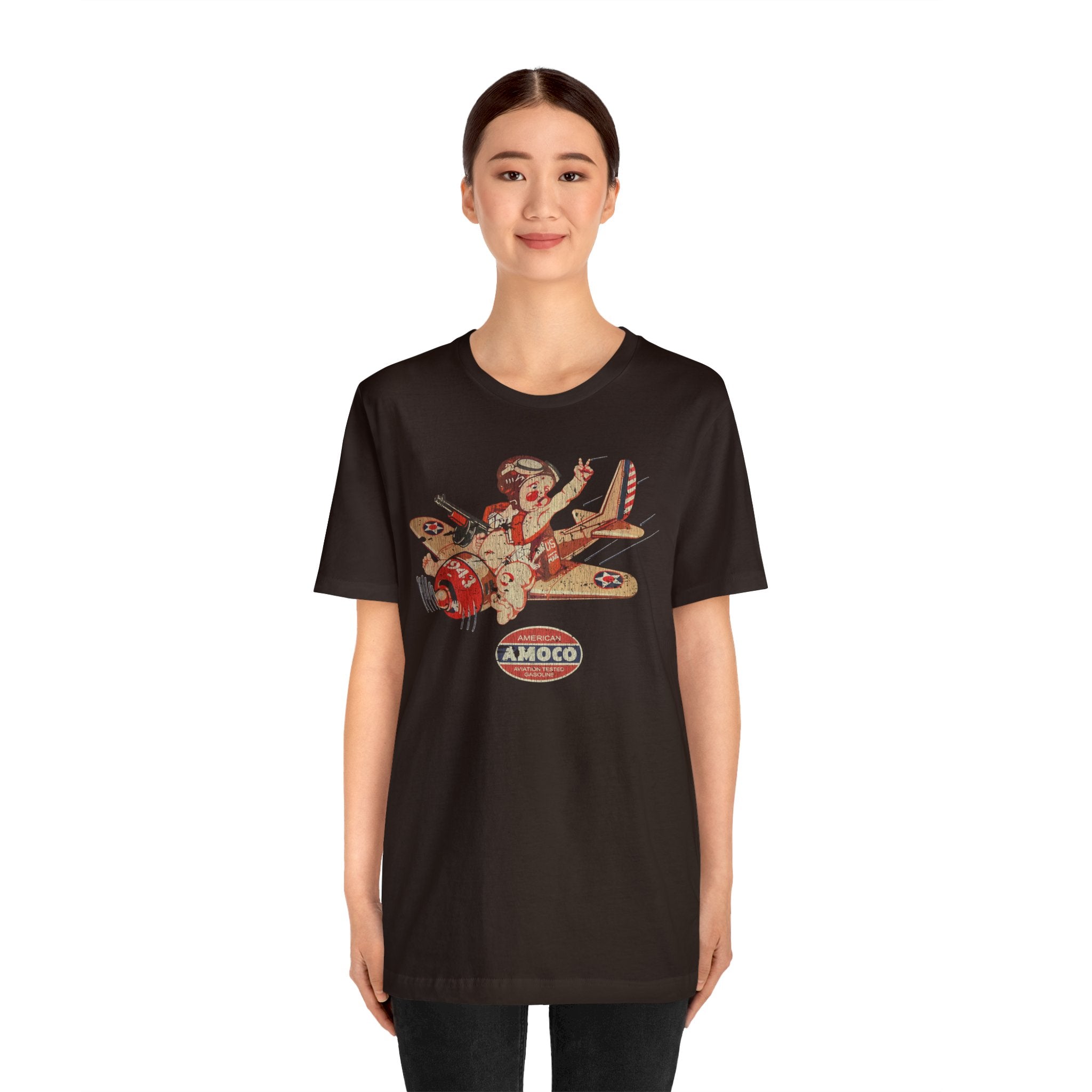 Amoco Aviation Fuel 1943 Vintage Men's T-Shirt