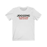 Jogging is Good For The Lungs 1975 Vintage Men's T-Shirt