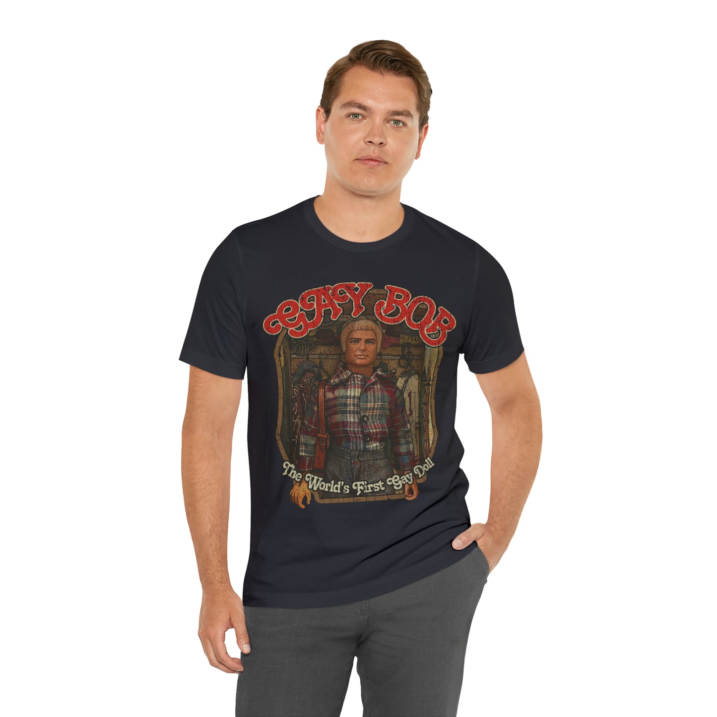 Gay Bob Doll 1977 Vintage Men's T-Shirt