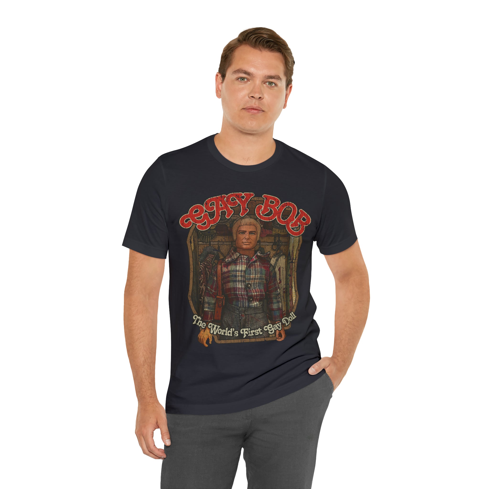 Gay Bob Doll 1977 Vintage Men's T-Shirt