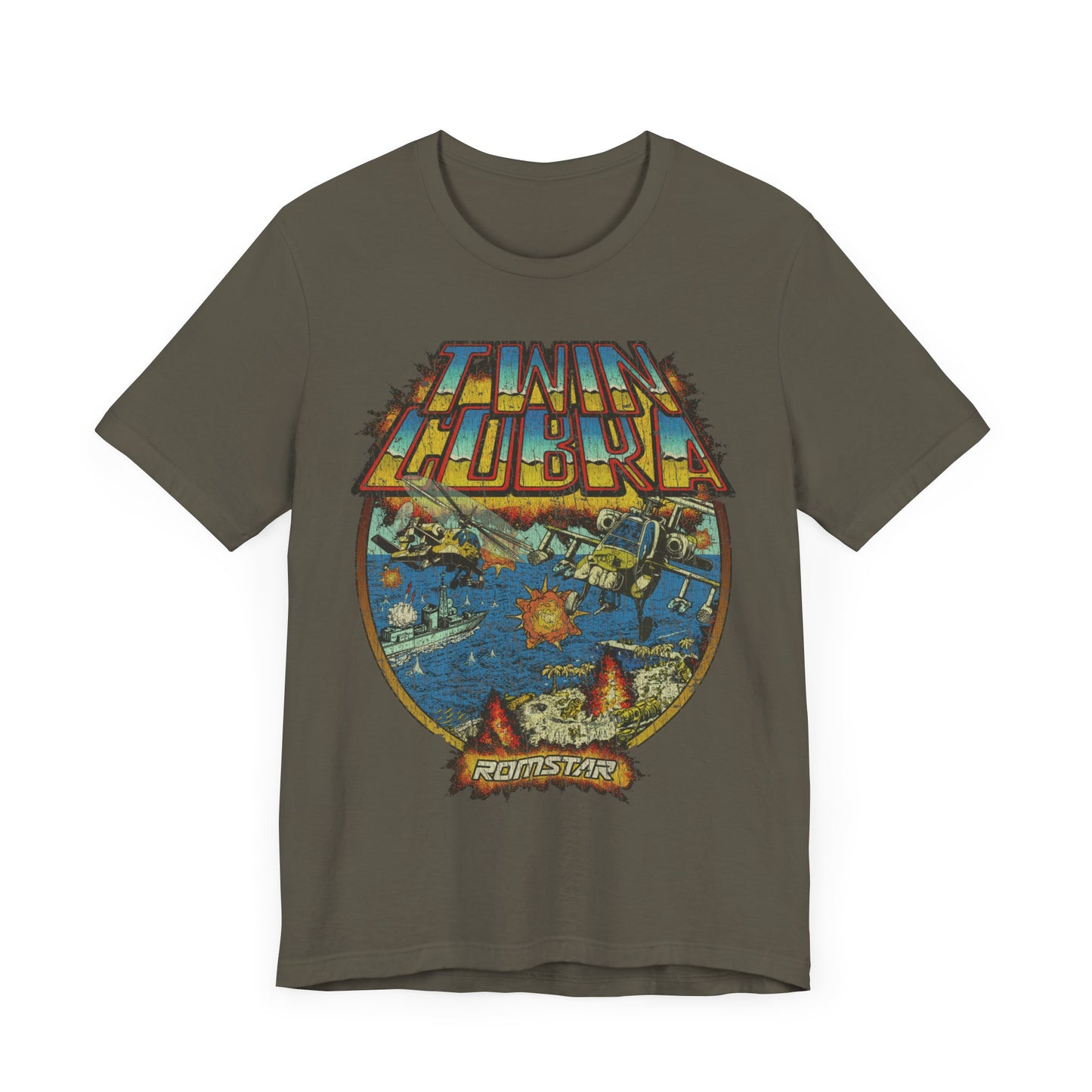 Twin Cobra 1987 Vintage Men's T-Shirt