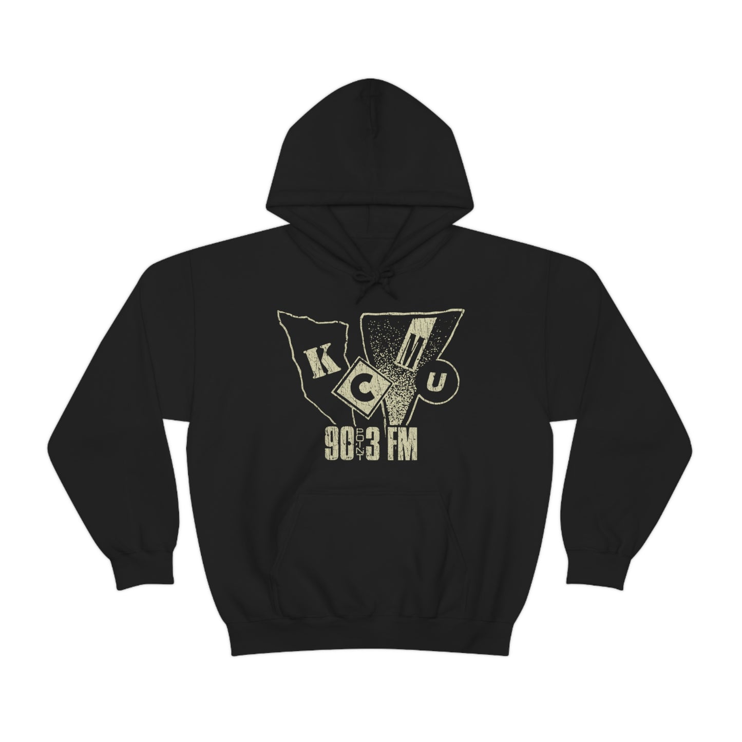 KCMU 90.3 FM Seattle 1972 Vintage Men's Hoodie