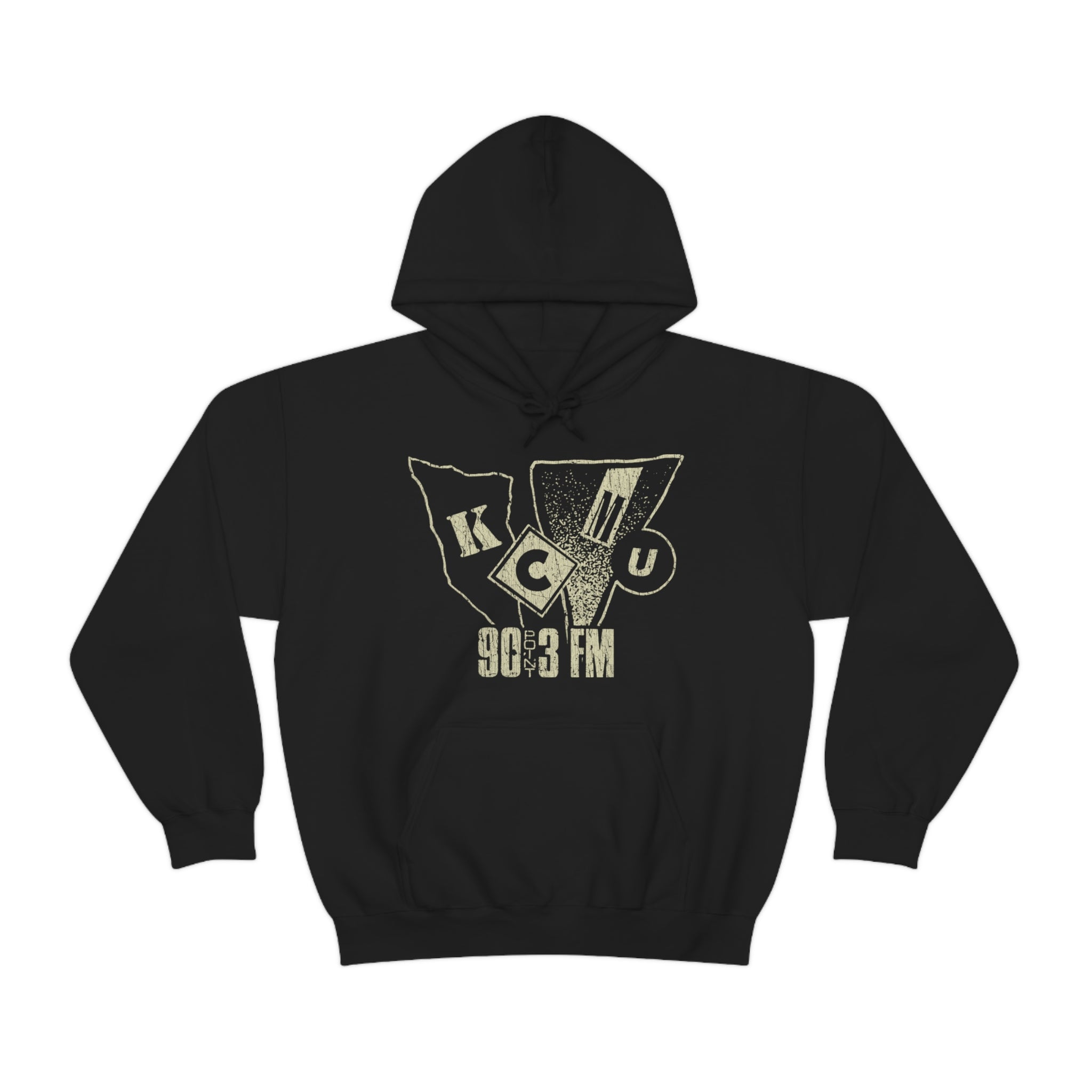 KCMU 90.3 FM Seattle 1972 Vintage Men's Hoodie