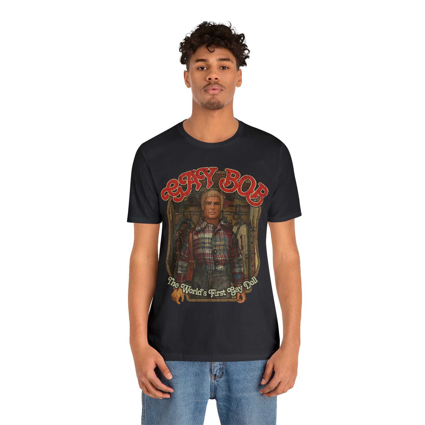 Gay Bob Doll 1977 Vintage Men's T-Shirt