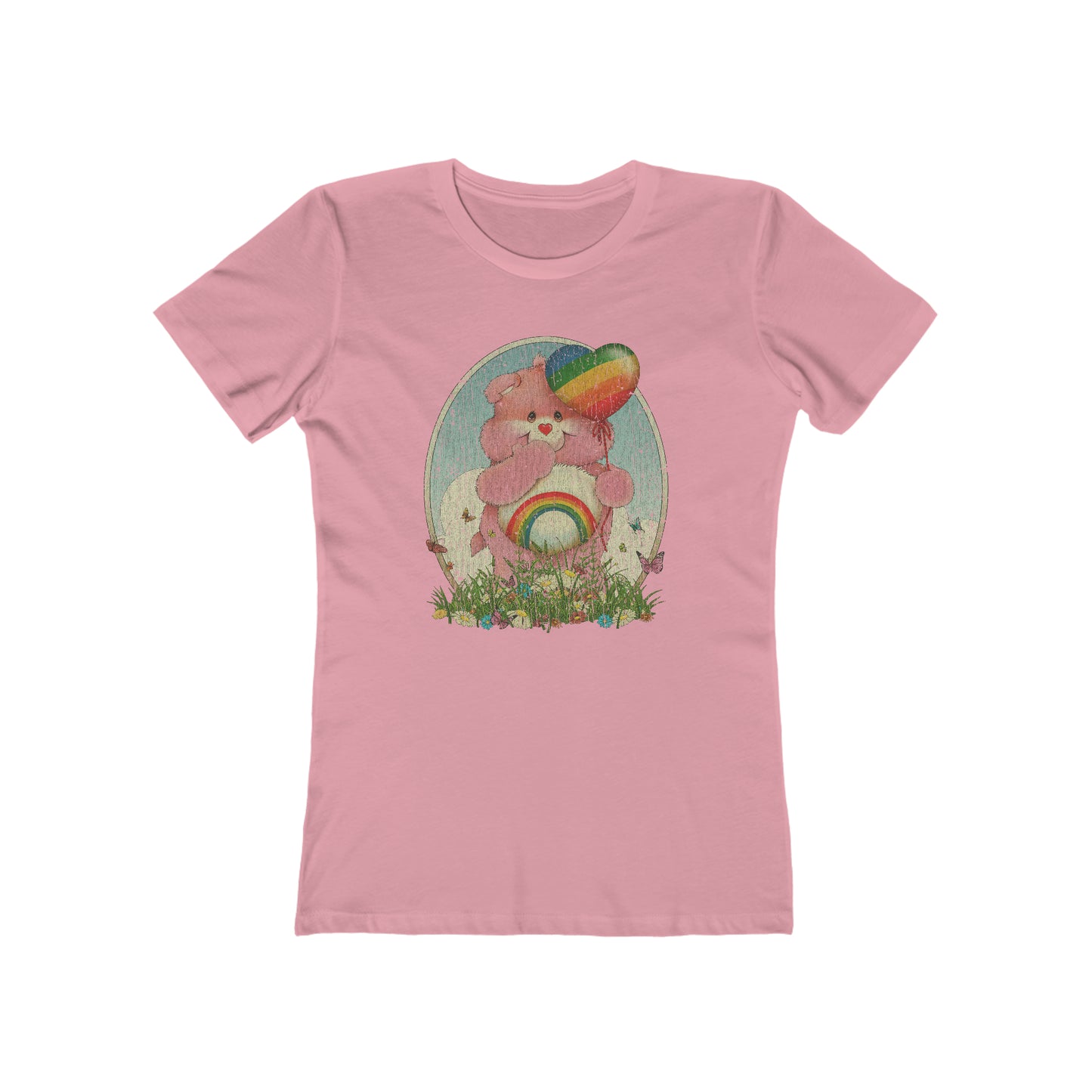 Rainbow Pride Bear 1981 Vintage Women's T-Shirt