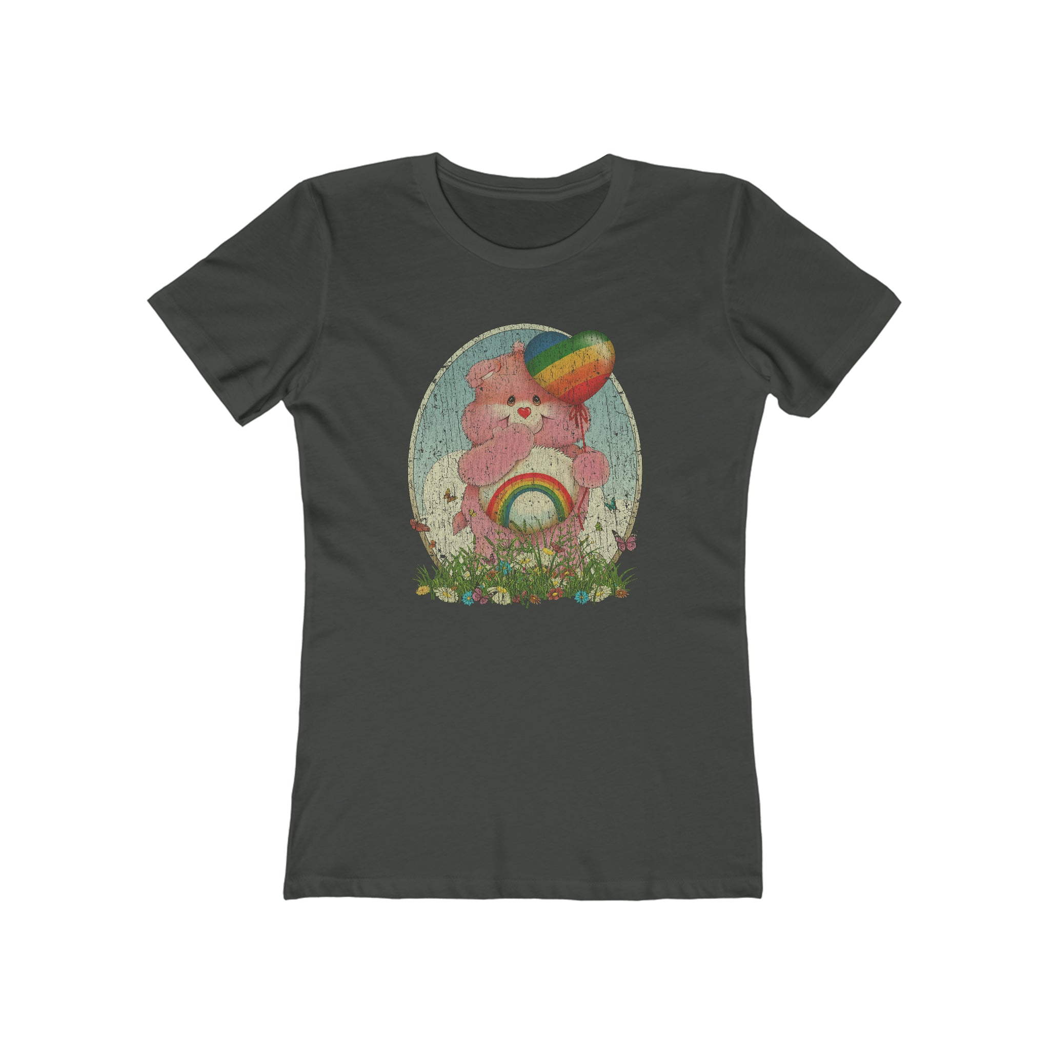 Rainbow Pride Bear 1981 Vintage Women's T-Shirt