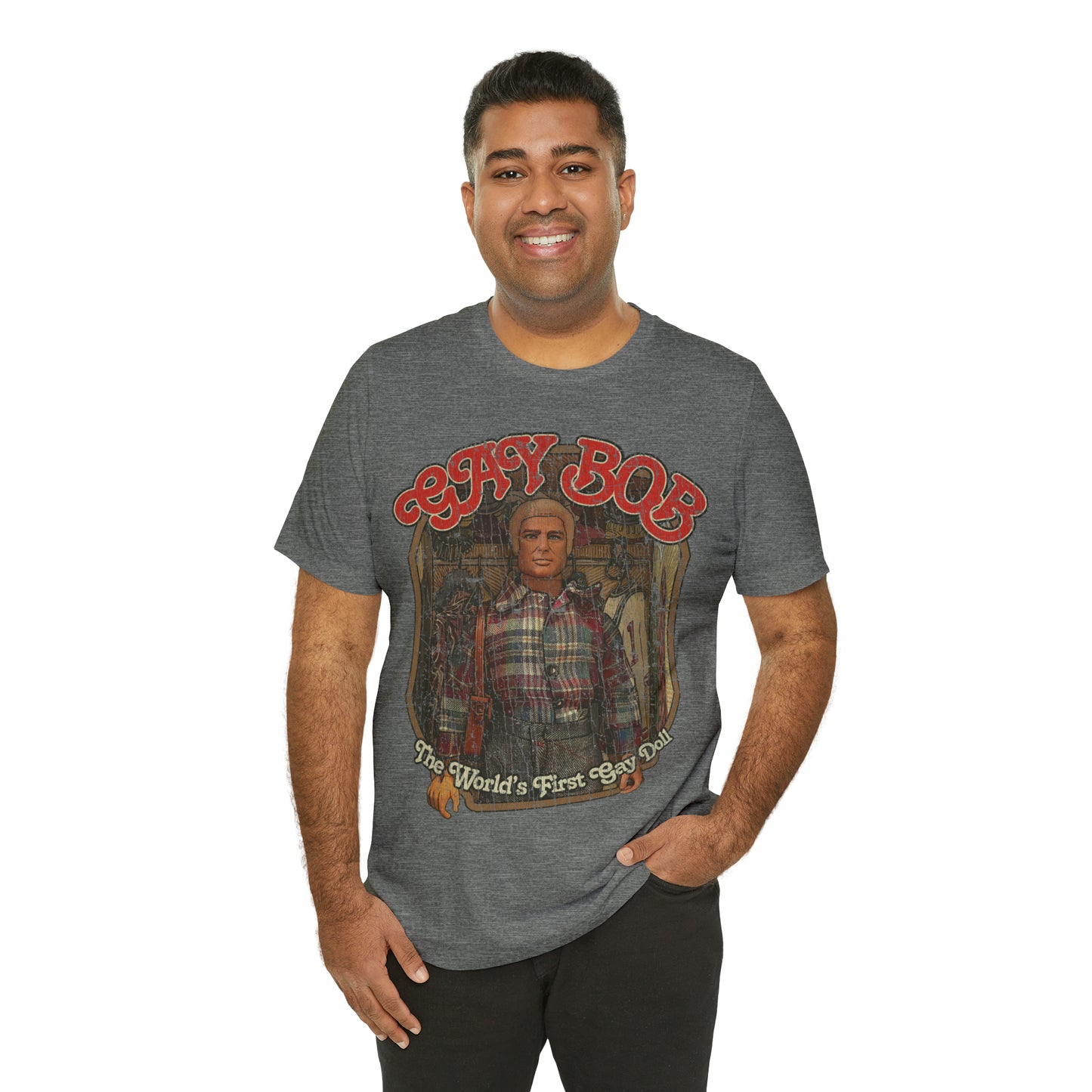 Gay Bob Doll 1977 Vintage Men's T-Shirt