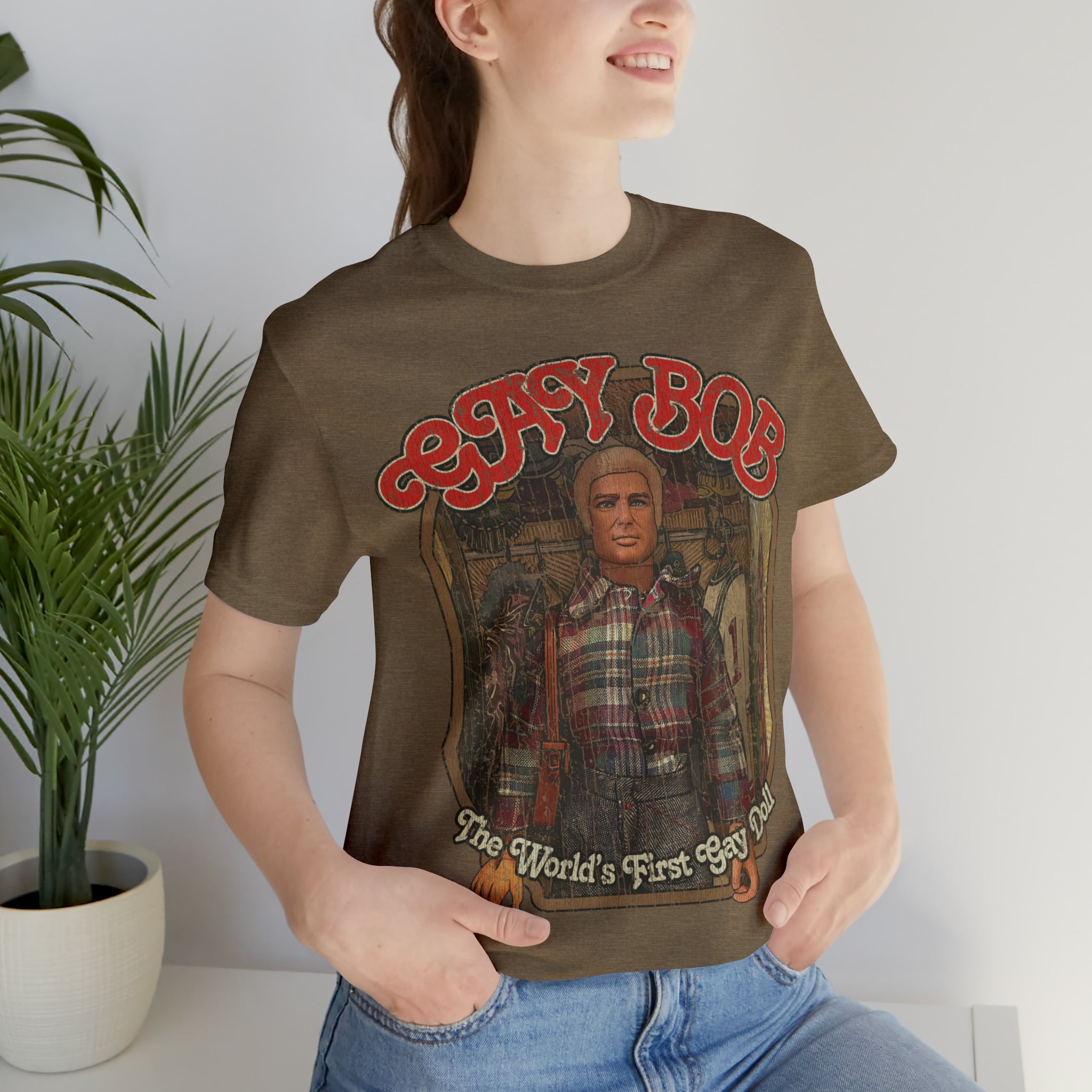 Gay Bob Doll 1977 Vintage Men's T-Shirt