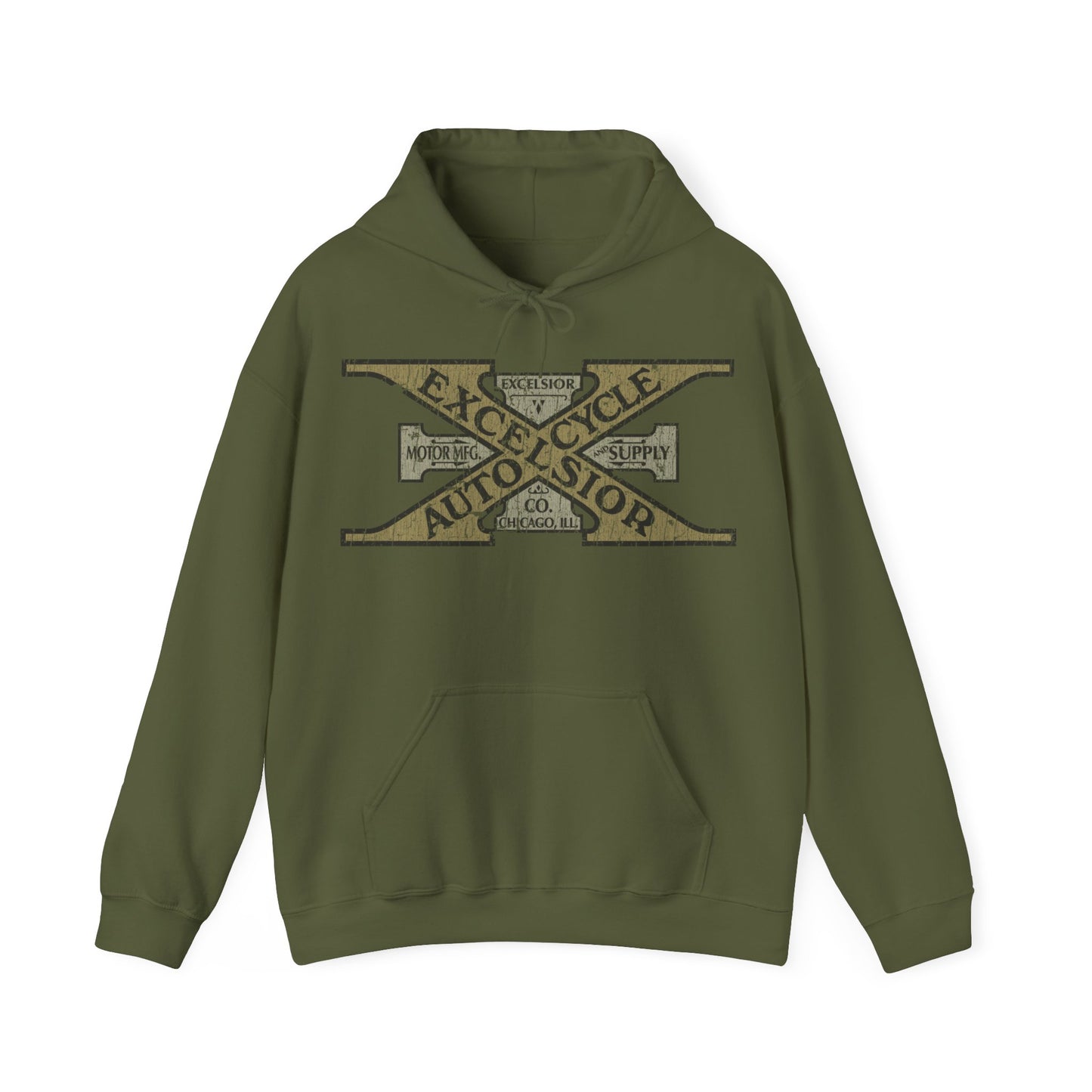 Excelsior Auto Cycle 1907 Vintage Men's Hoodie