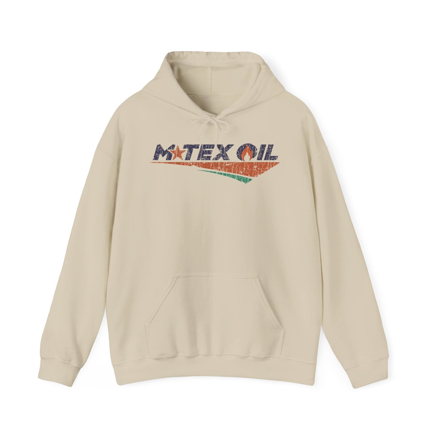 M-Tex Oil Company 1985 Vintage Men's Hoodie