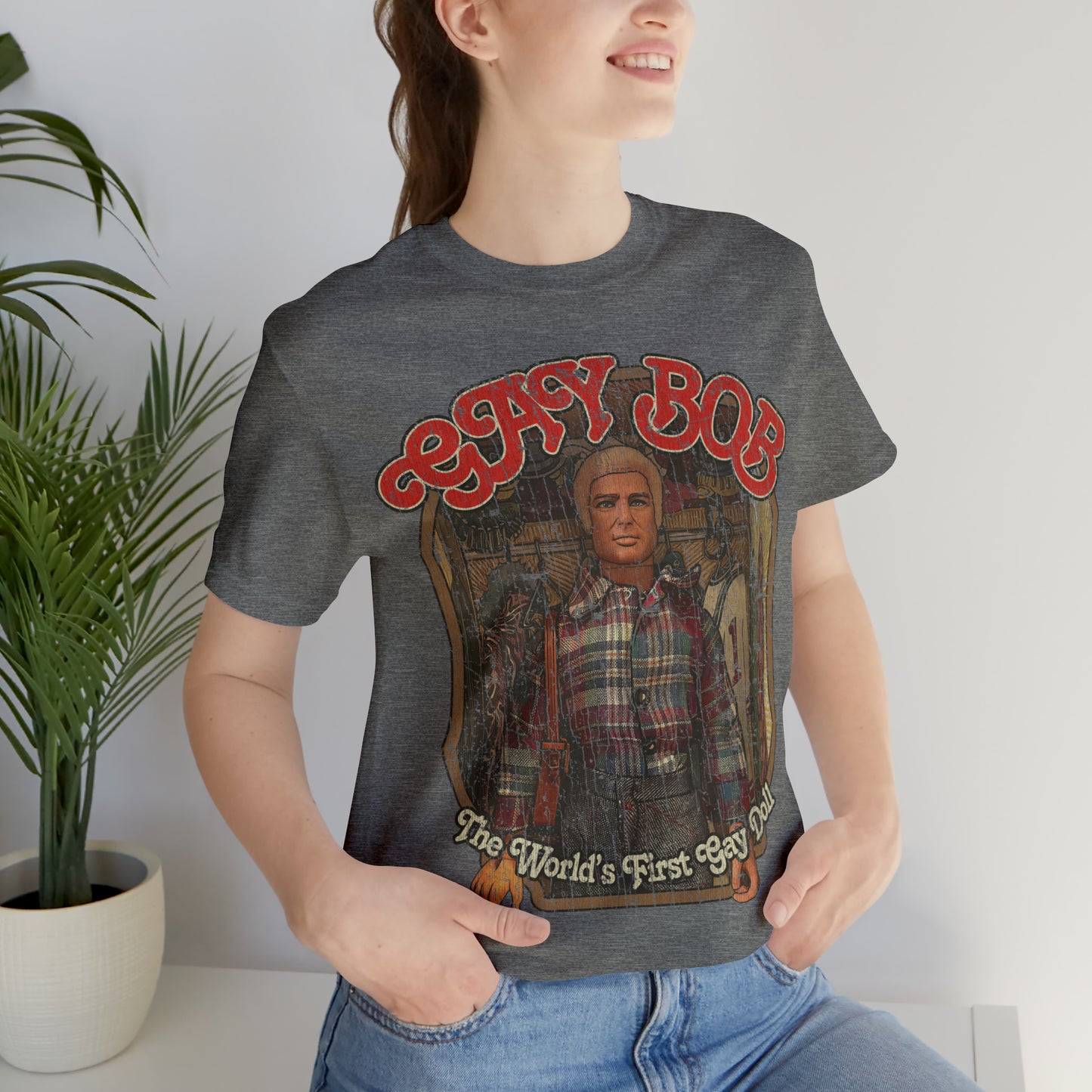 Gay Bob Doll 1977 Vintage Men's T-Shirt