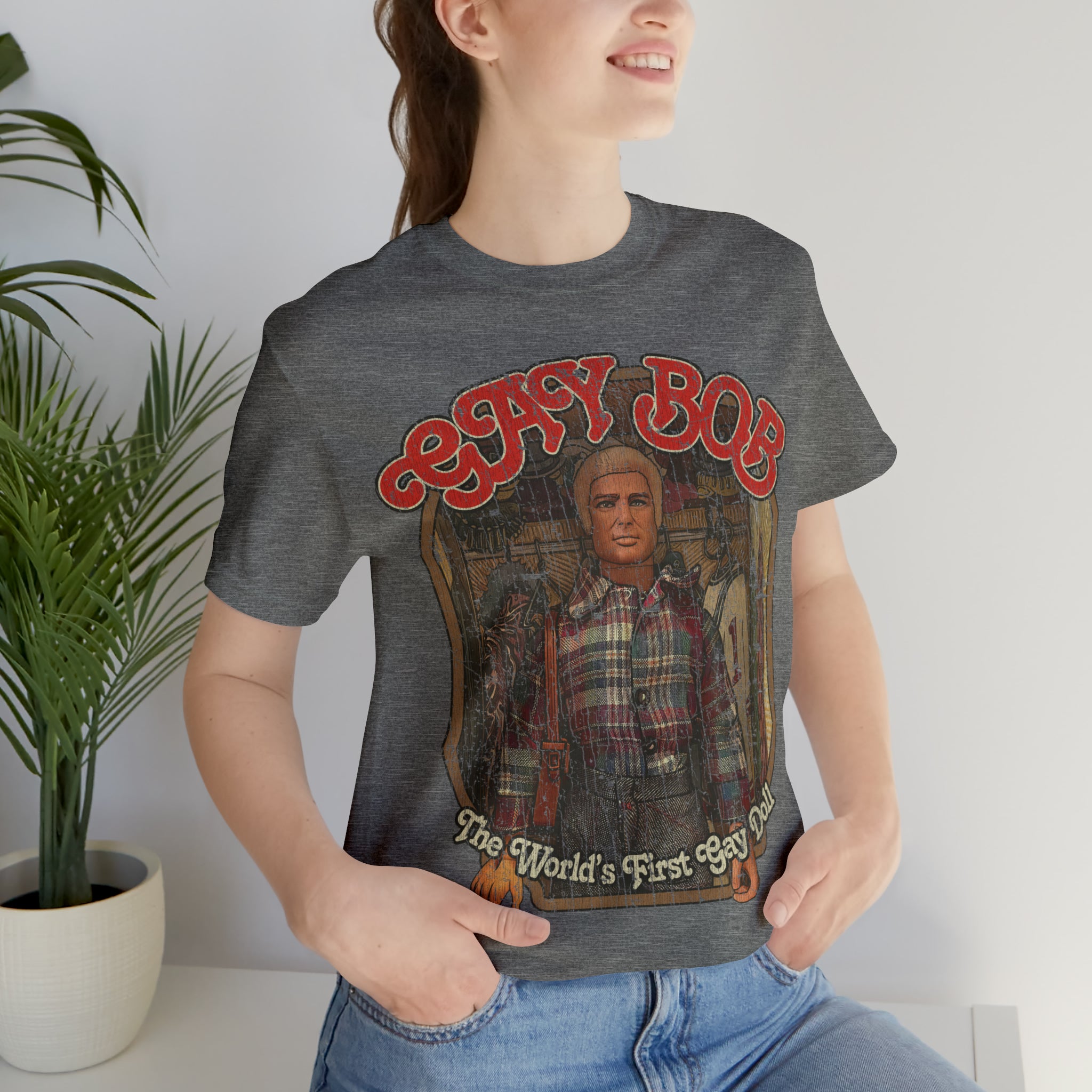 Gay Bob Doll 1977 Vintage Men's T-Shirt