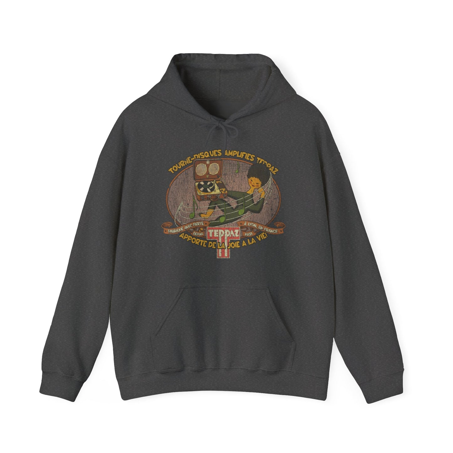 Tourne-Disques Amplifiés Teppaz 1956 Vintage Men's Hoodie