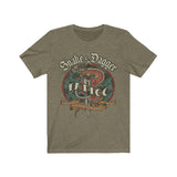 Snake & Dagger Tattoo 1976 Vintage Men's T-Shirt
