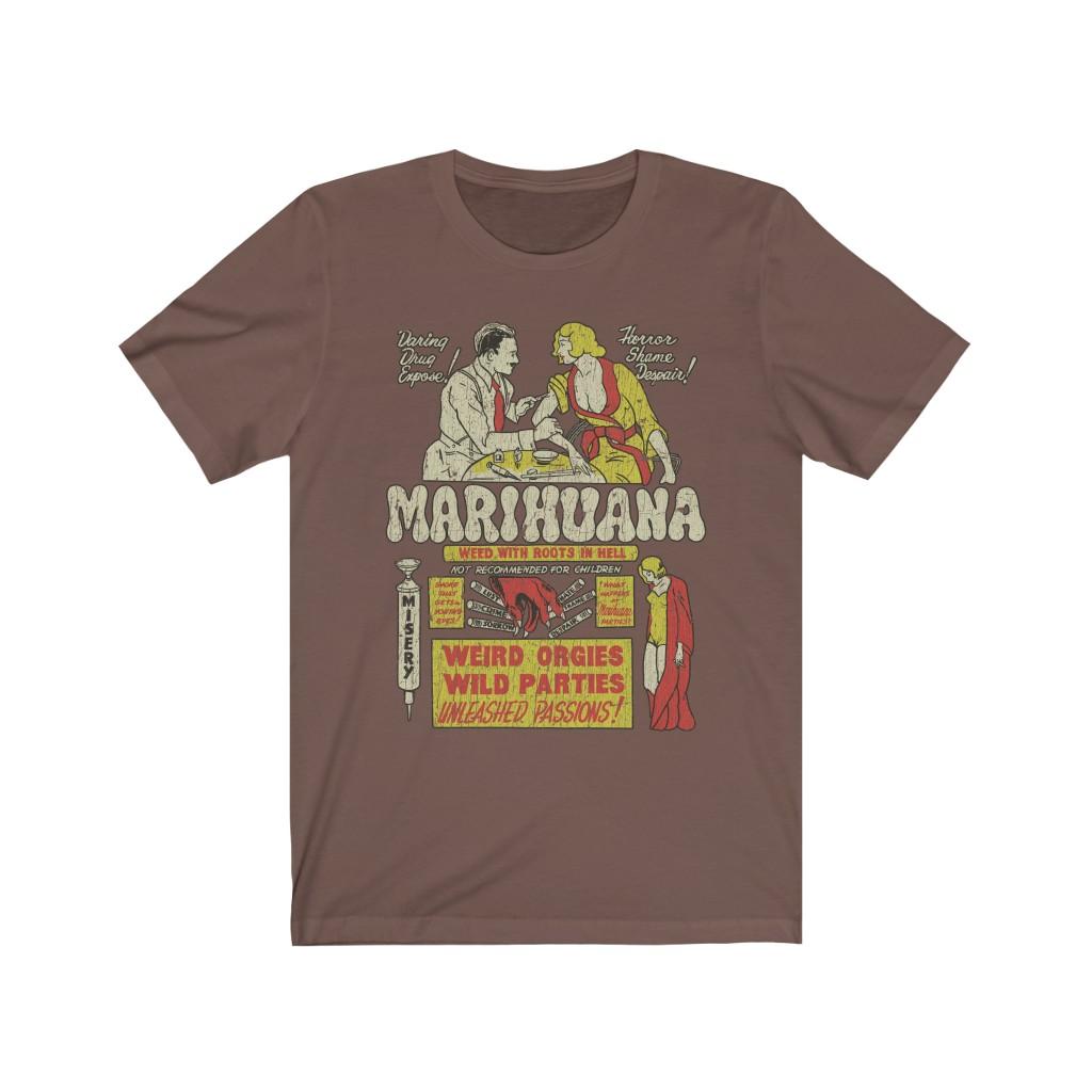 Marihuana - Weed With Roots In Hell 1936 Vintage Men's T-Shirt