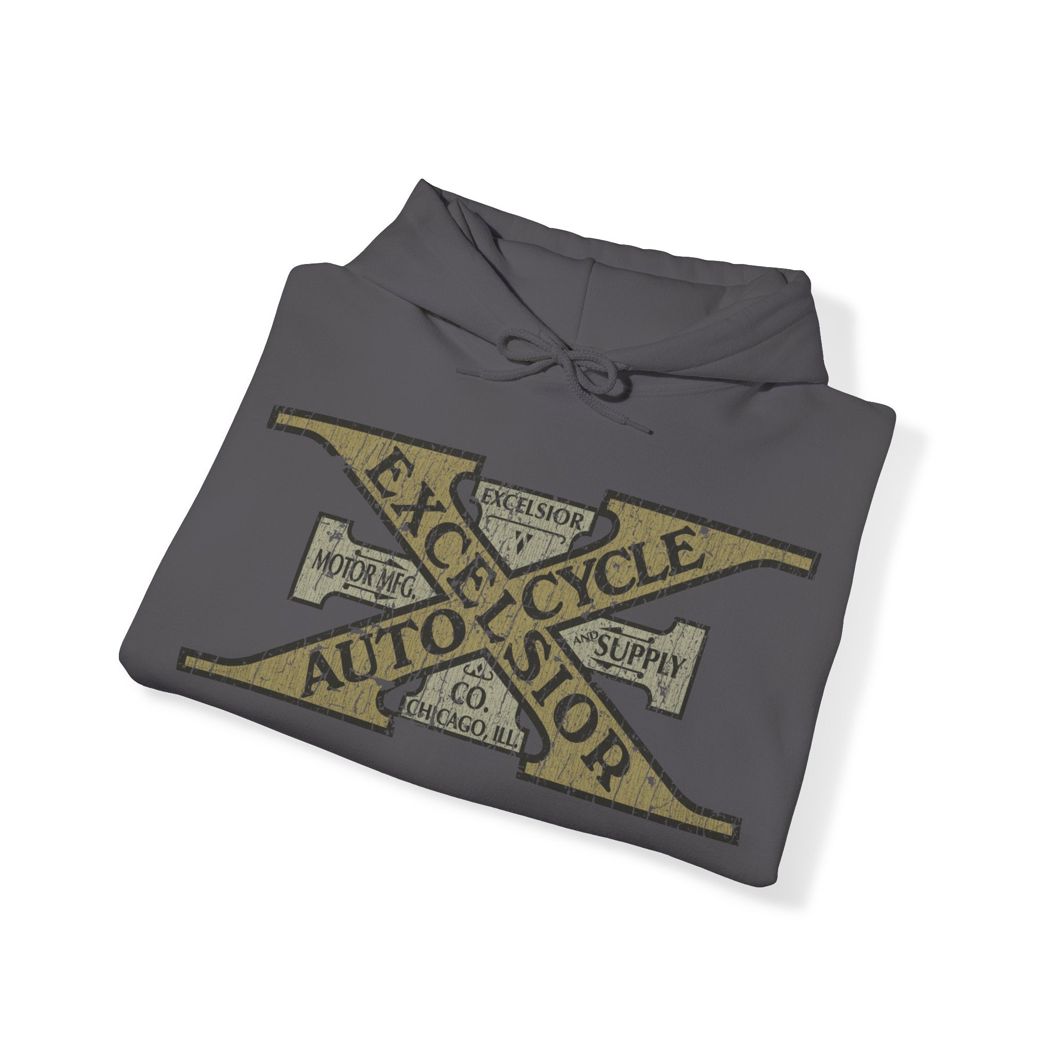 Excelsior Auto Cycle 1907 Vintage Men's Hoodie