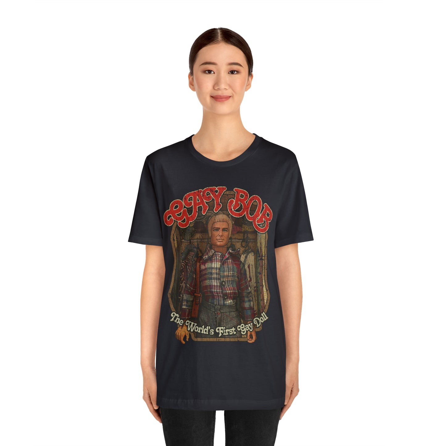 Gay Bob Doll 1977 Vintage Men's T-Shirt