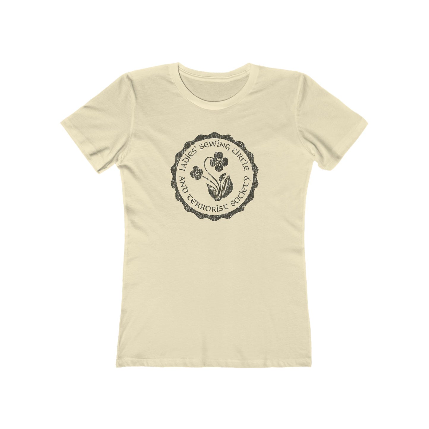 Ladies Sewing Circle and Terrorist Society 1974 Vintage Women's T-Shirt