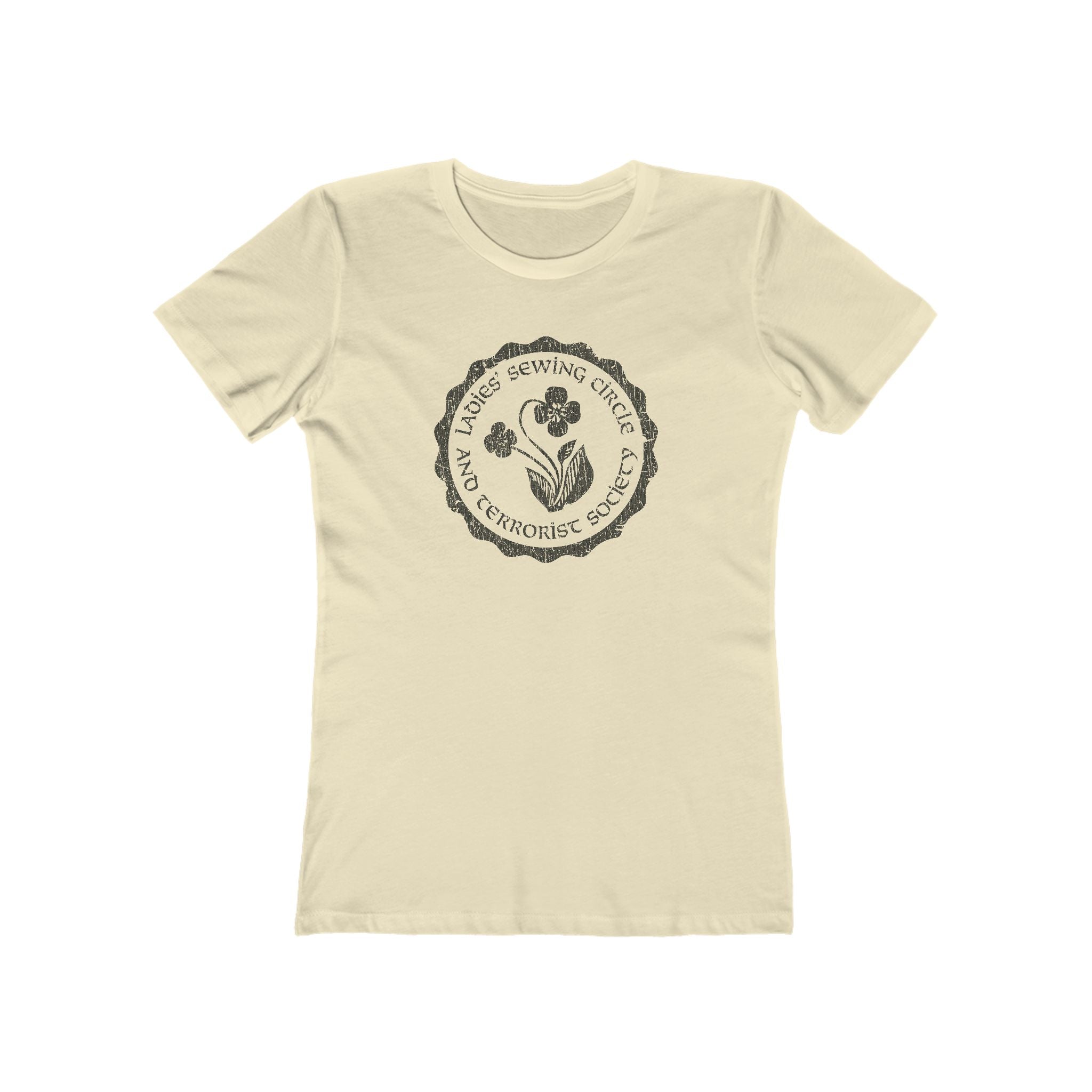 Ladies Sewing Circle and Terrorist Society 1974 Vintage Women's T-Shirt