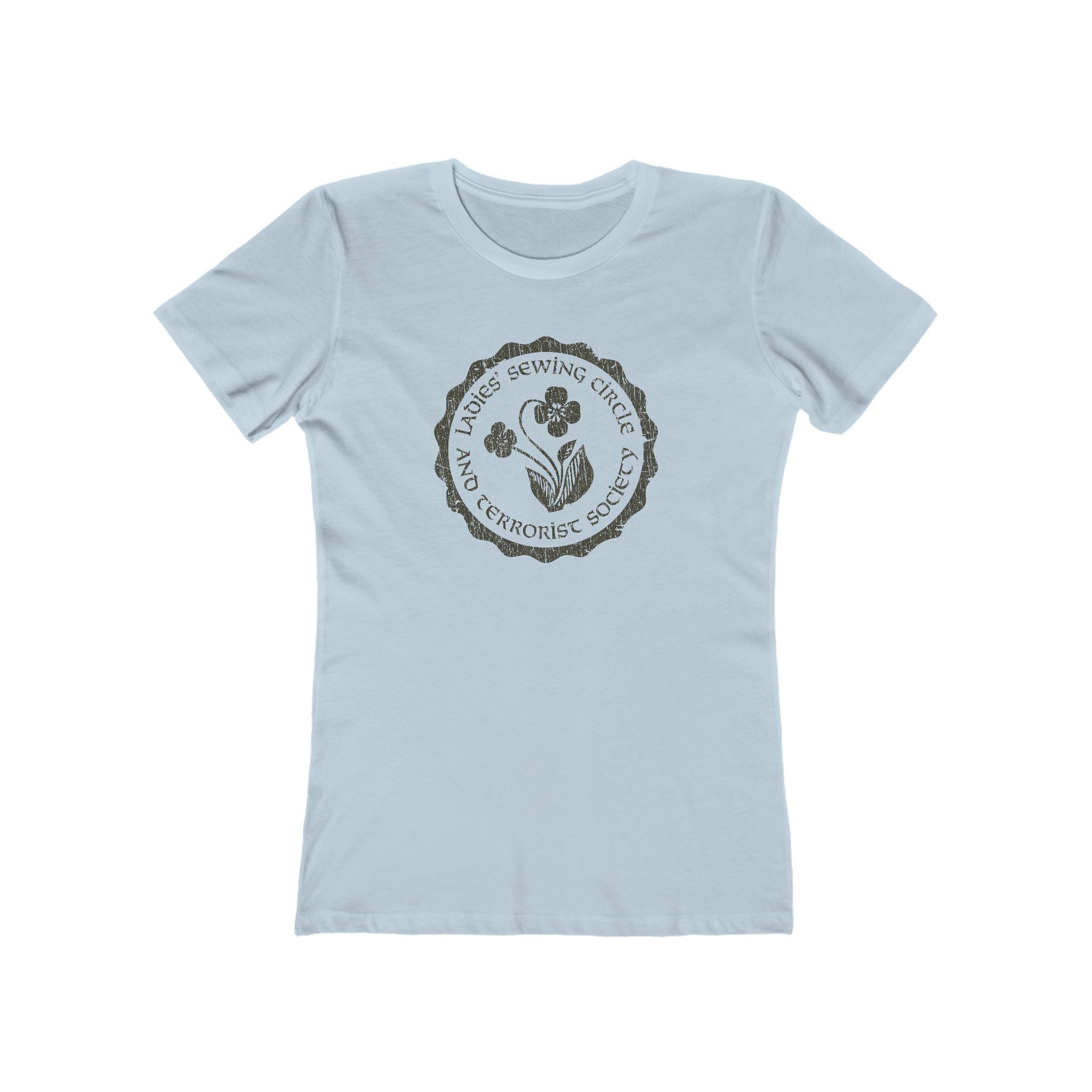 Ladies Sewing Circle and Terrorist Society 1974 Vintage Women's T-Shirt