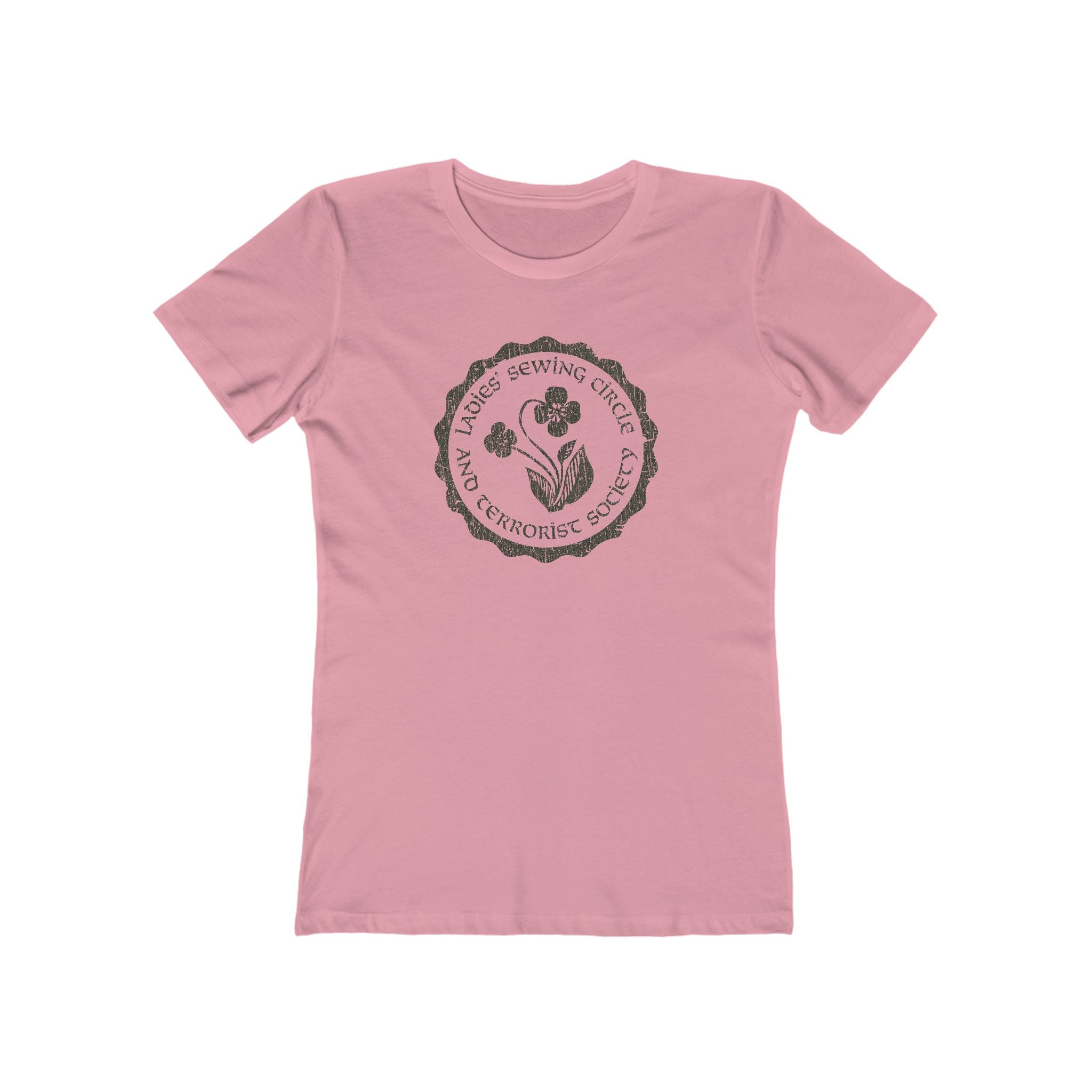 Ladies Sewing Circle and Terrorist Society 1974 Vintage Women's T-Shirt