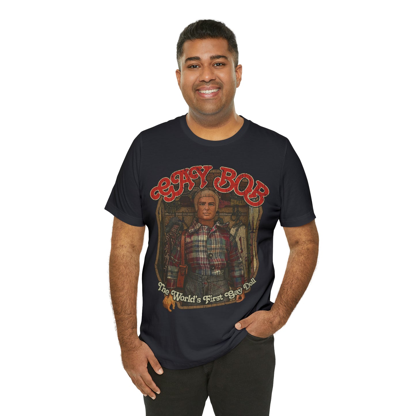 Gay Bob Doll 1977 Vintage Men's T-Shirt