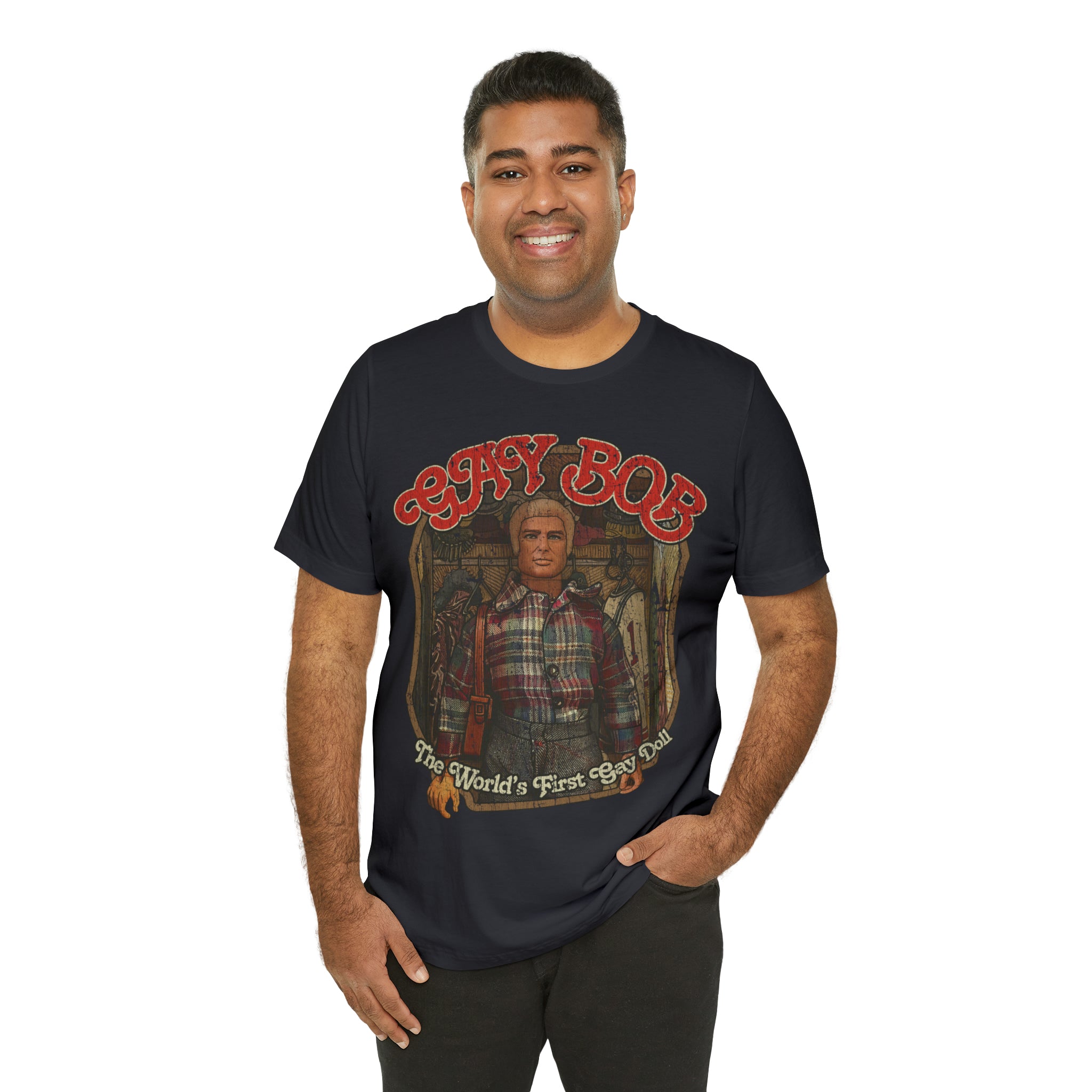 Gay Bob Doll 1977 Vintage Men's T-Shirt