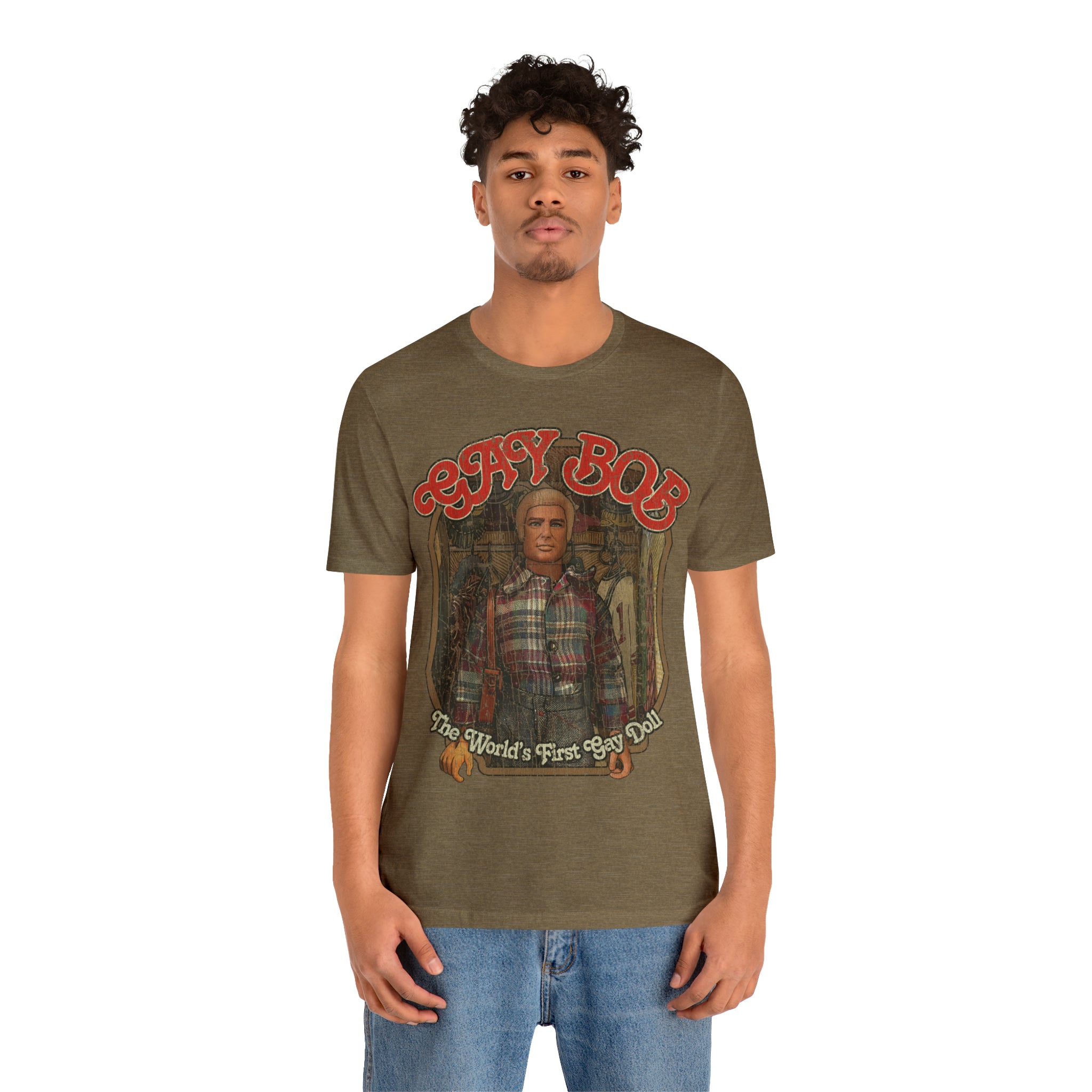 Gay Bob Doll 1977 Vintage Men's T-Shirt