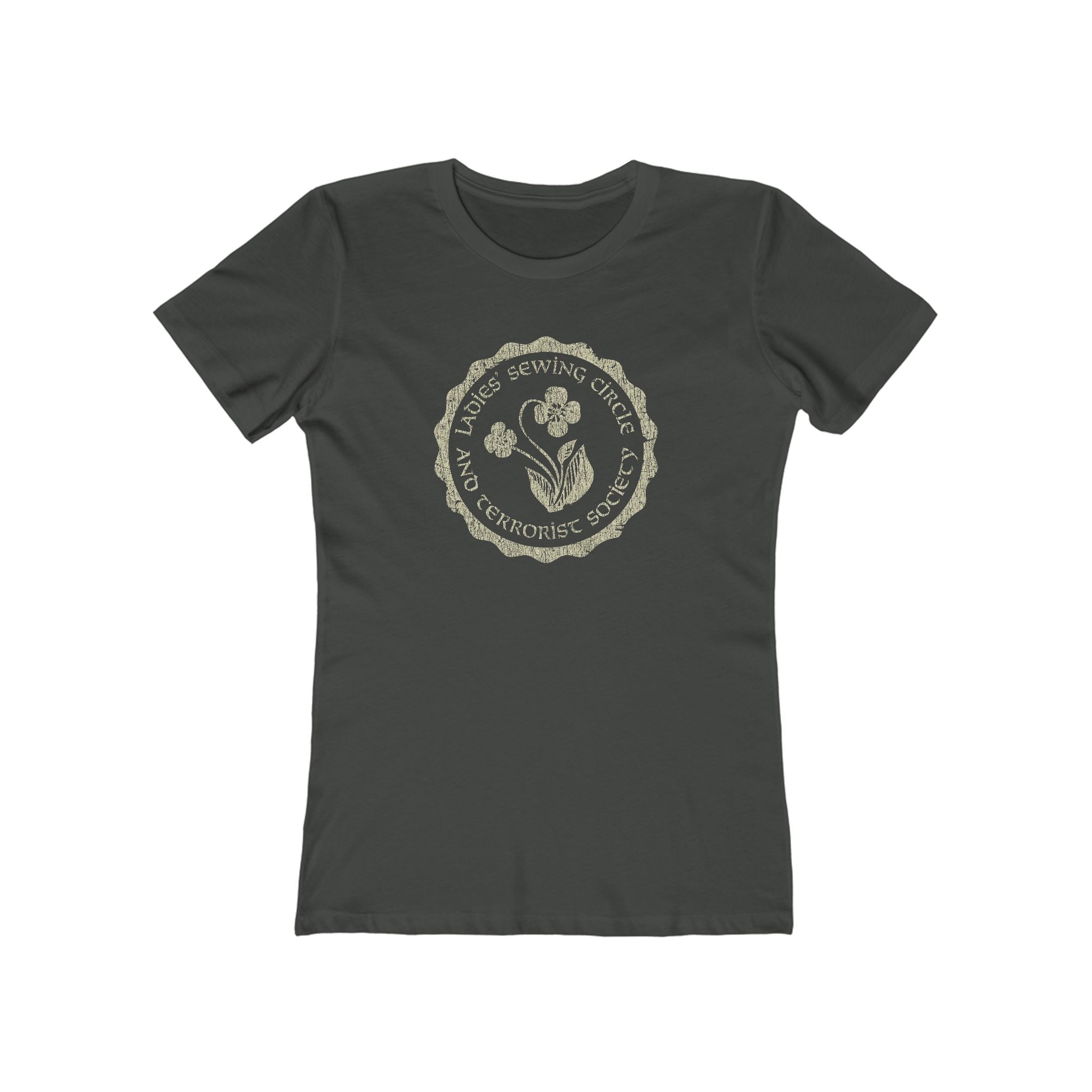 Ladies Sewing Circle and Terrorist Society 1974 Vintage Women's T-Shirt