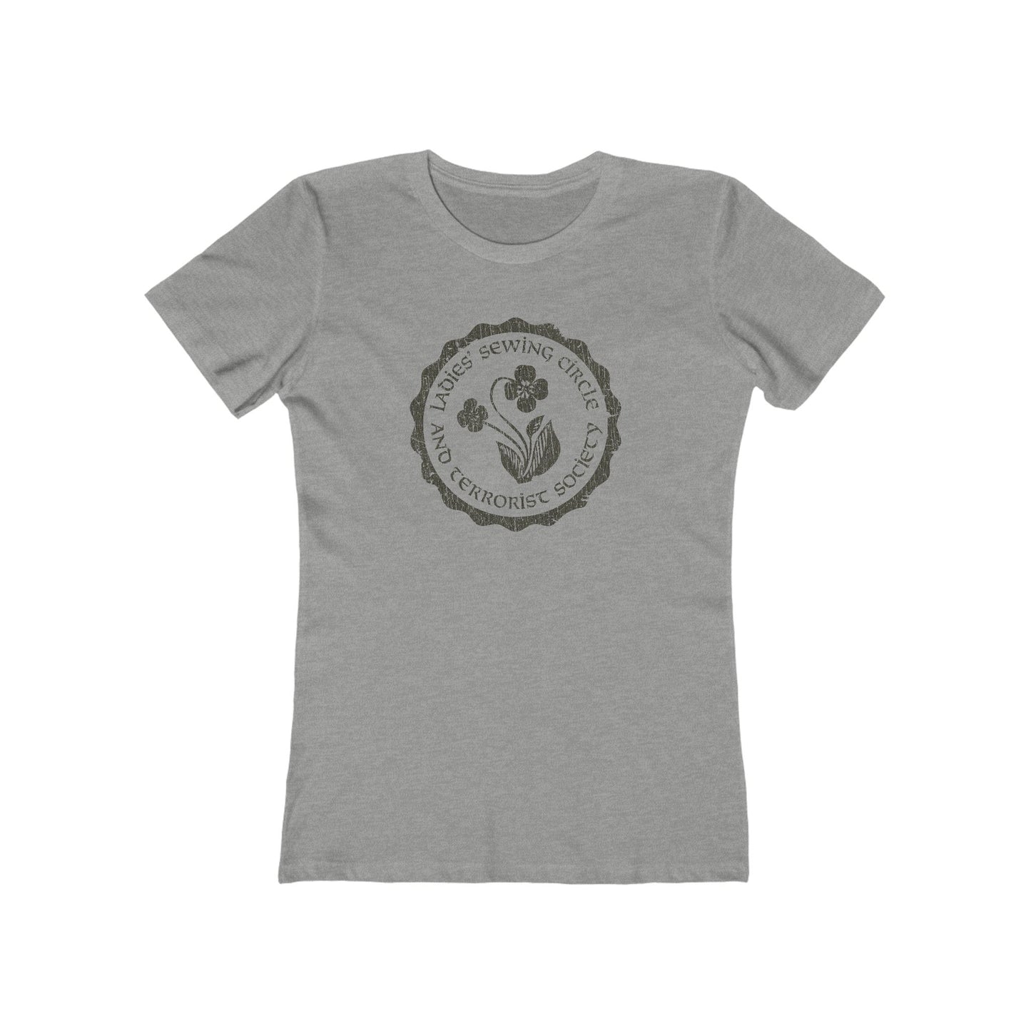 Ladies Sewing Circle and Terrorist Society 1974 Vintage Women's T-Shirt