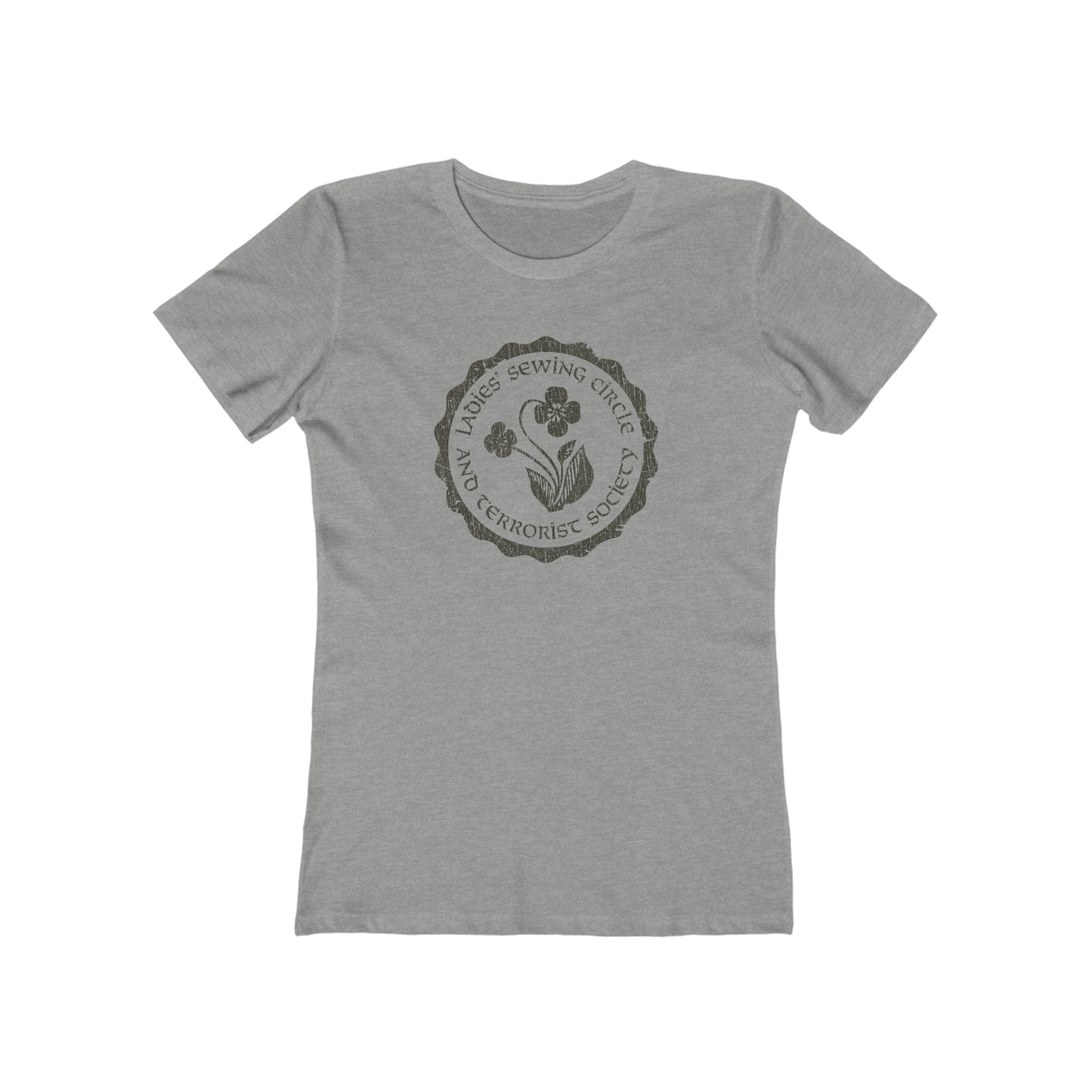 Ladies Sewing Circle and Terrorist Society 1974 Vintage Women's T-Shirt