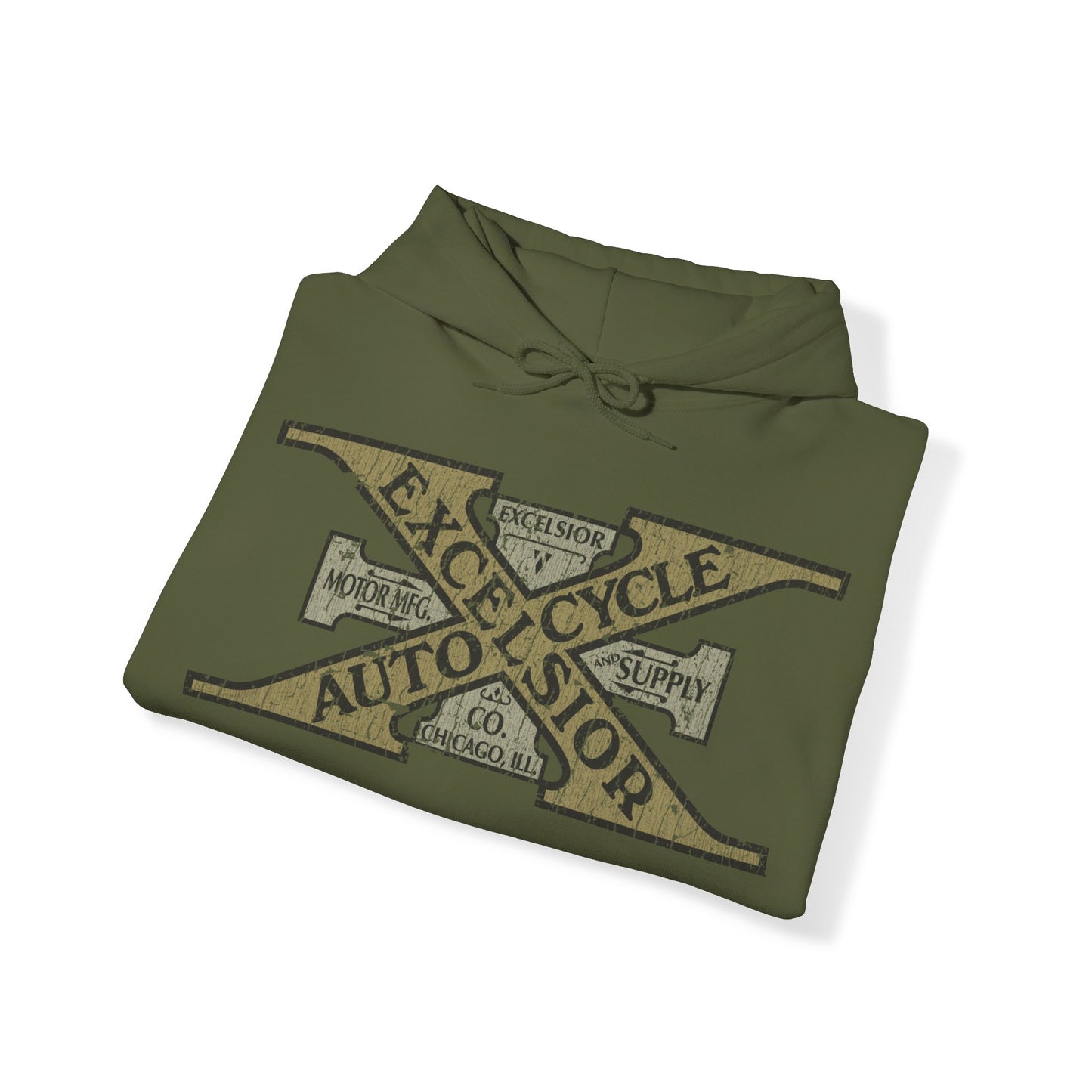 Excelsior Auto Cycle 1907 Vintage Men's Hoodie
