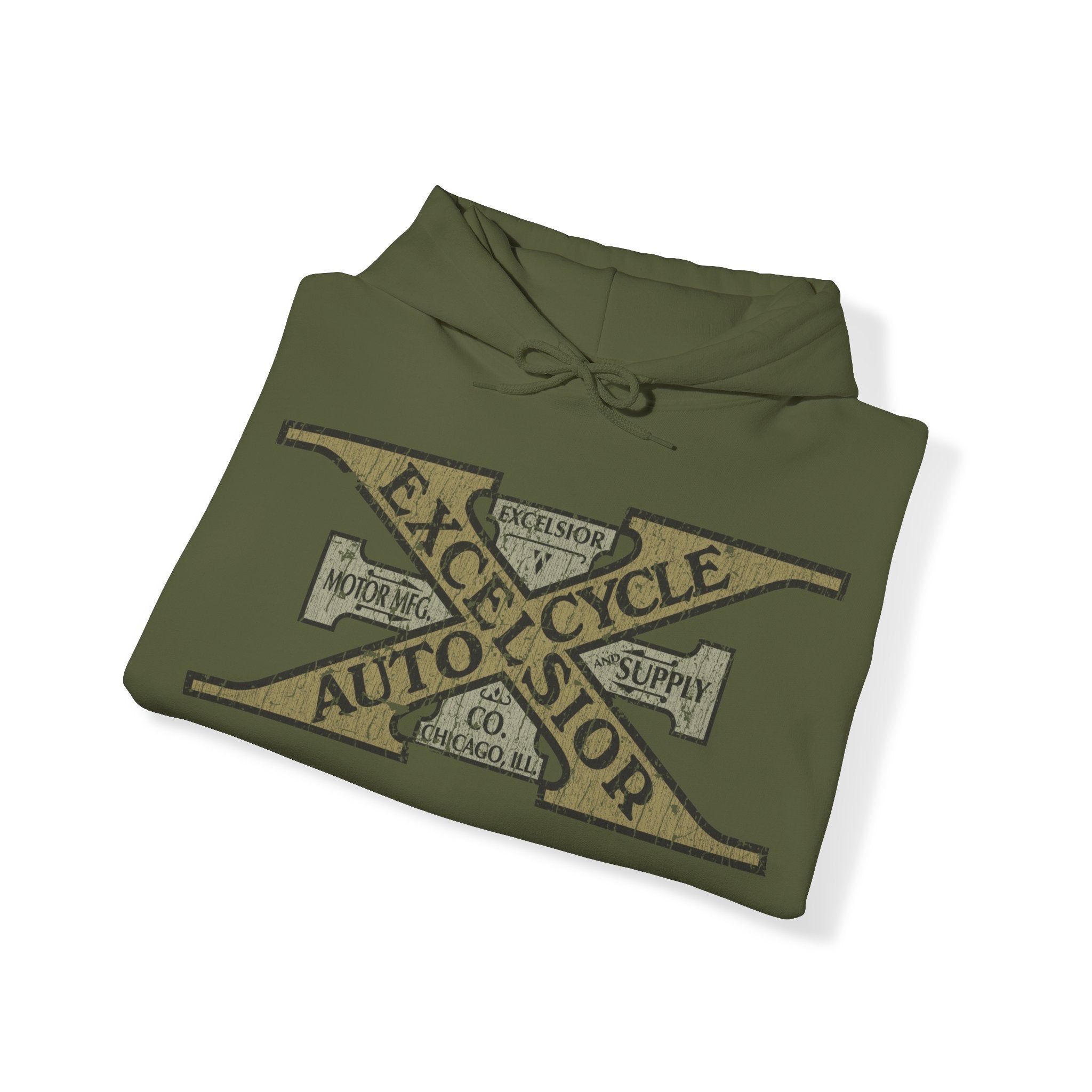 Excelsior Auto Cycle 1907 Vintage Men's Hoodie