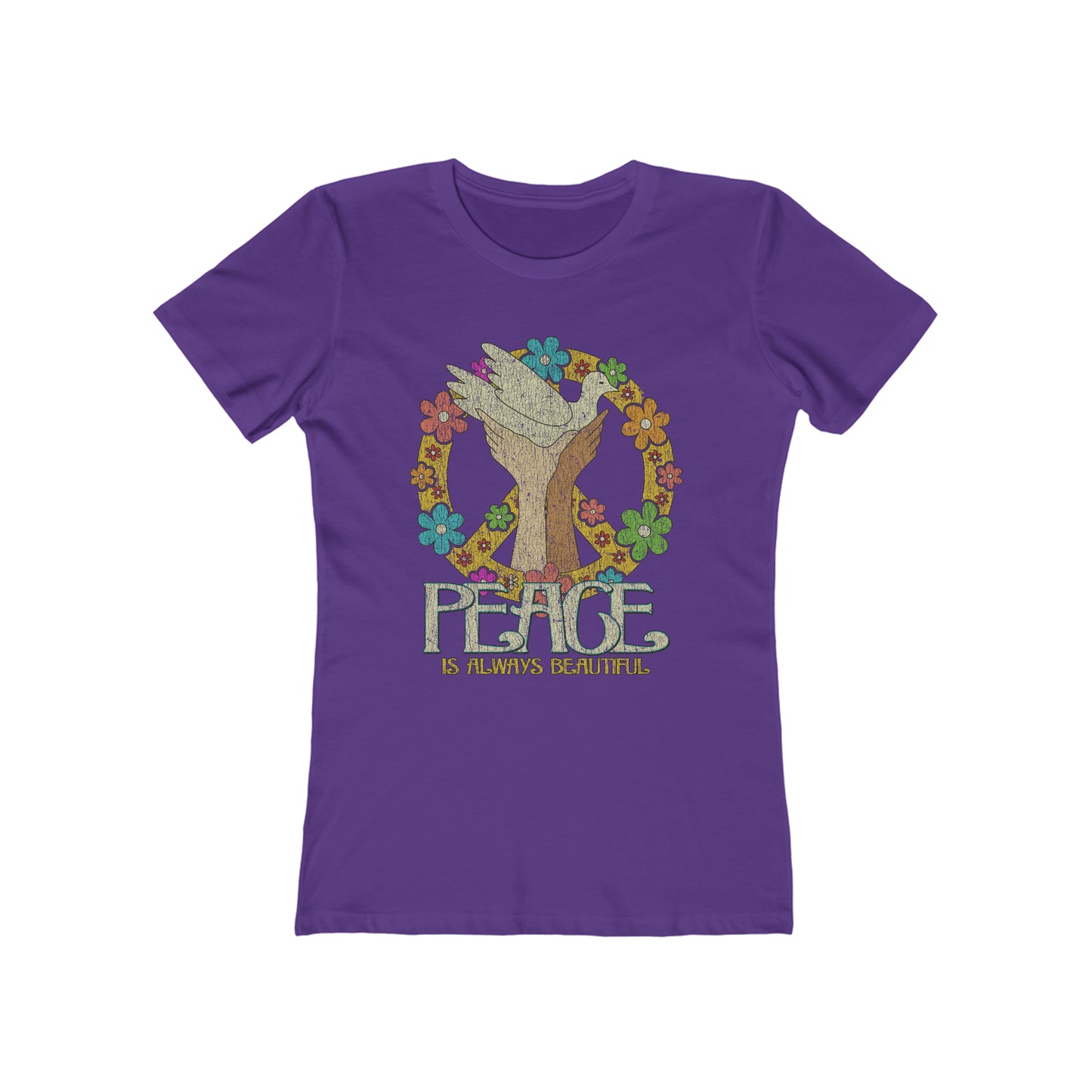 Peace is Always Beautiful 1963 Vintage Women's T-Shirt