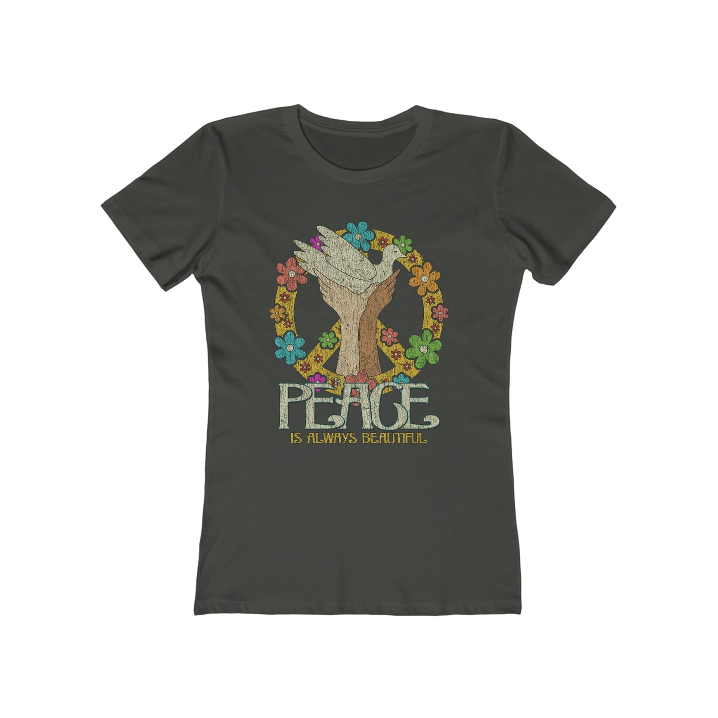 Peace is Always Beautiful 1963 Vintage Women's T-Shirt