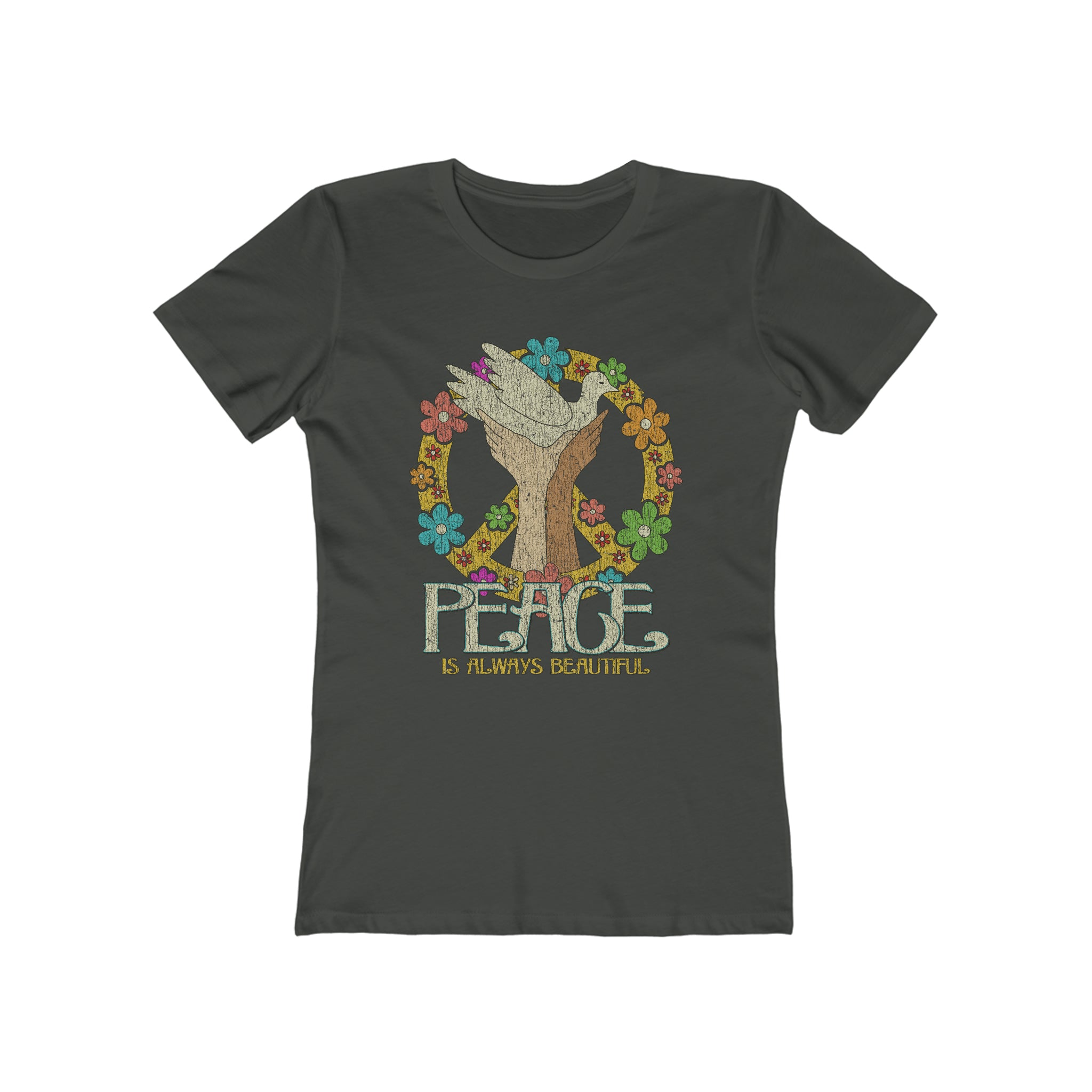 Peace is Always Beautiful 1963 Vintage Women's T-Shirt