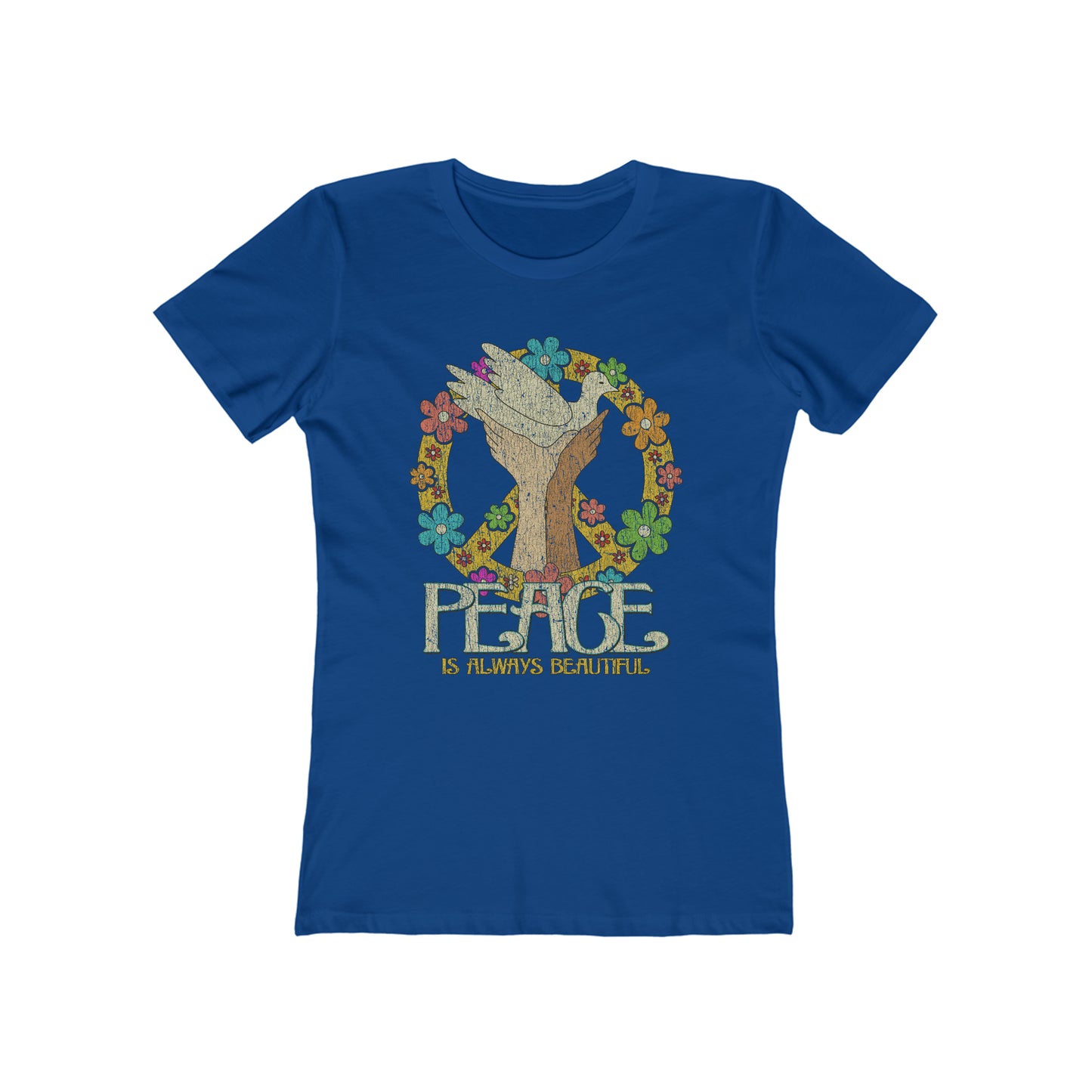 Peace is Always Beautiful 1963 Vintage Women's T-Shirt
