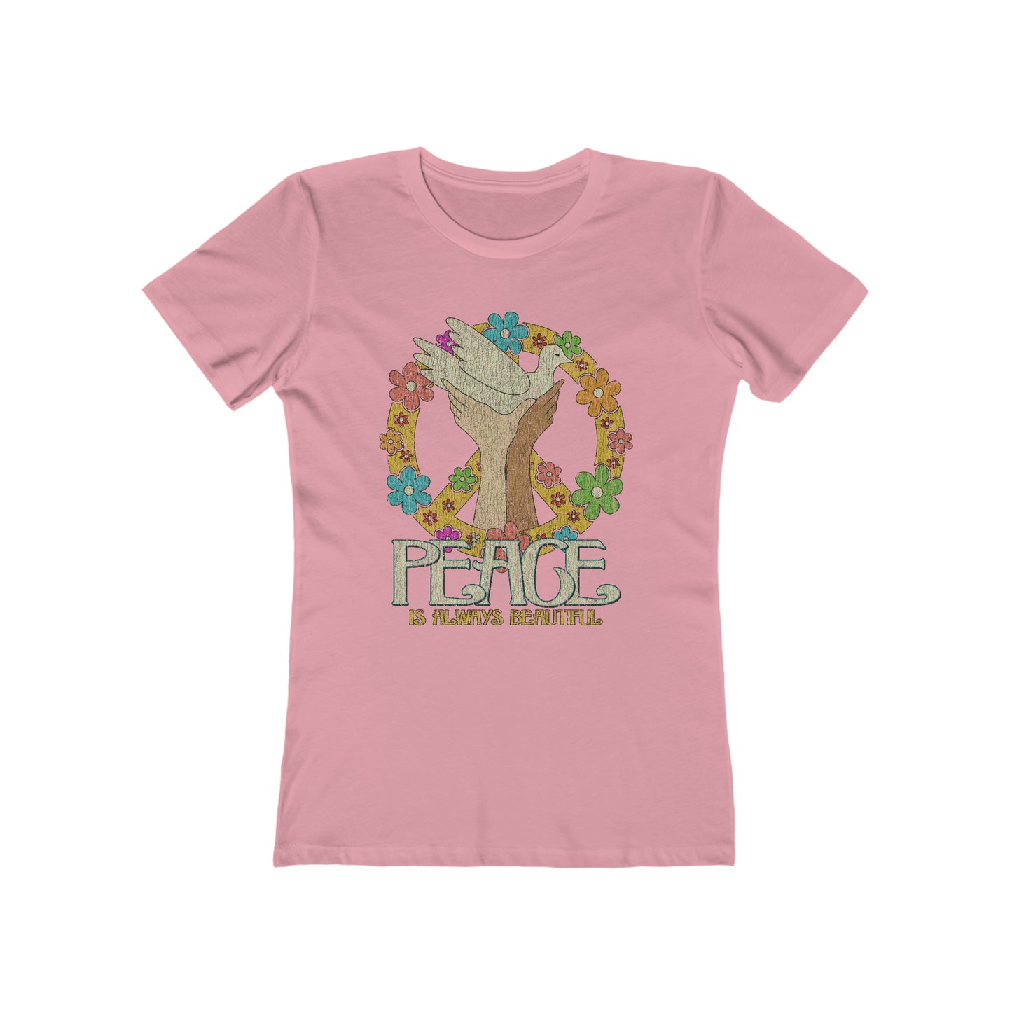 Peace is Always Beautiful 1963 Vintage Women's T-Shirt
