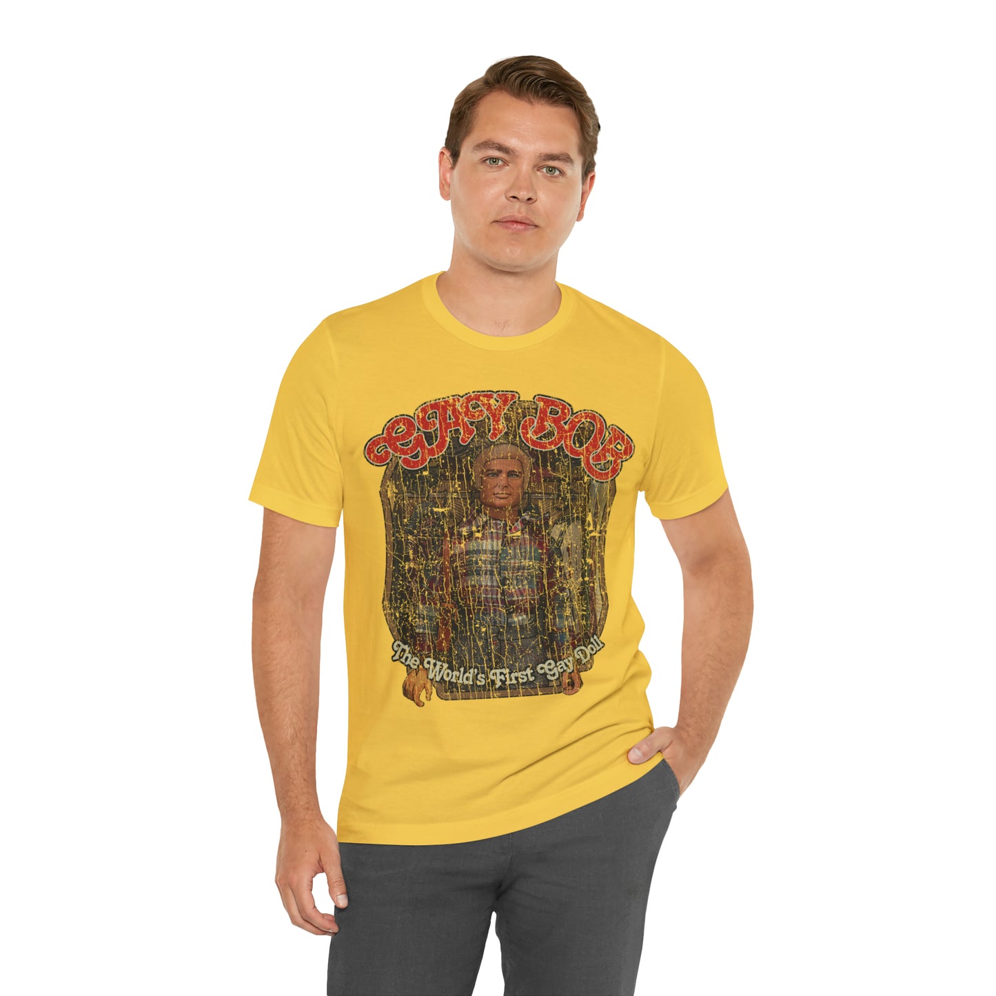 Gay Bob Doll 1977 Vintage Men's T-Shirt