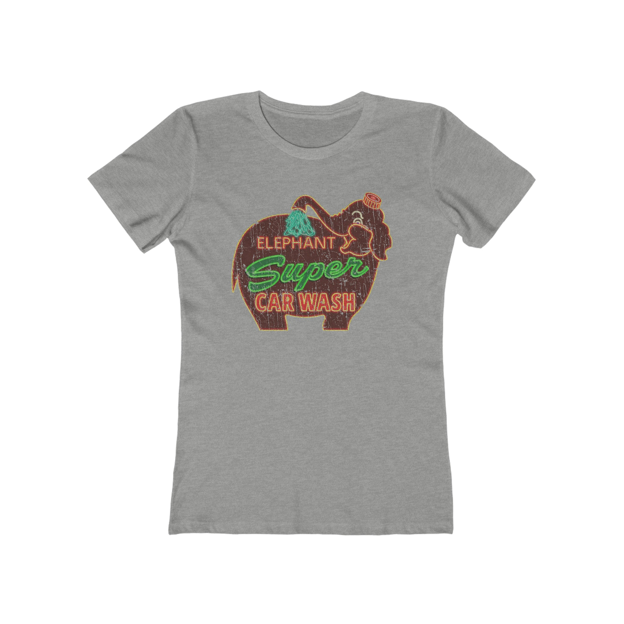 Elephant Super Car Wash 1956 Vintage Women's T-Shirt