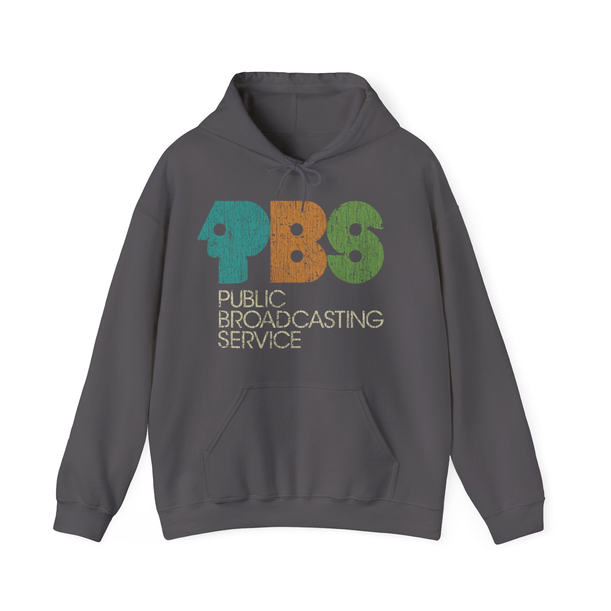 Public Broadcasting Service 1971 Vintage Men's Hoodie