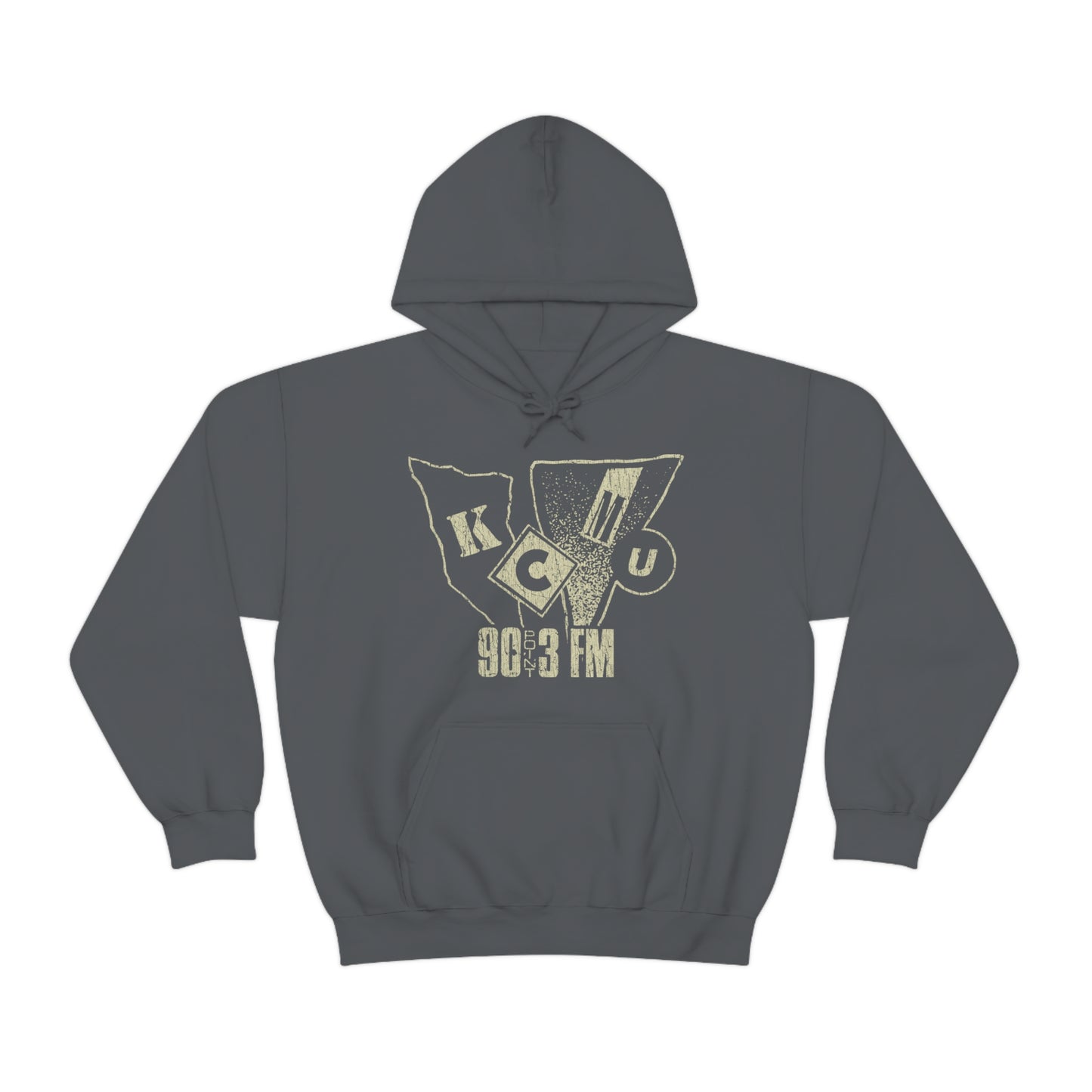 KCMU 90.3 FM Seattle 1972 Vintage Men's Hoodie