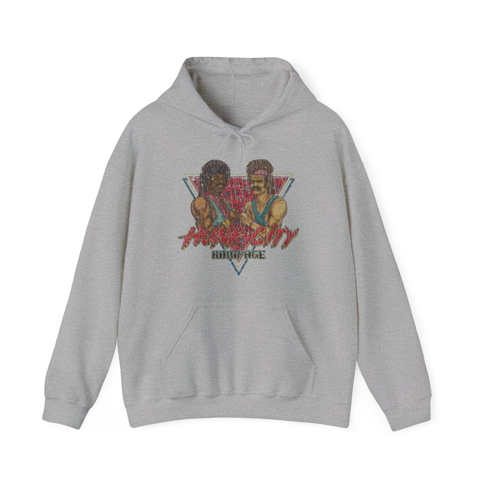 Hunk City Rampage 1989 Vintage Men's Hoodie