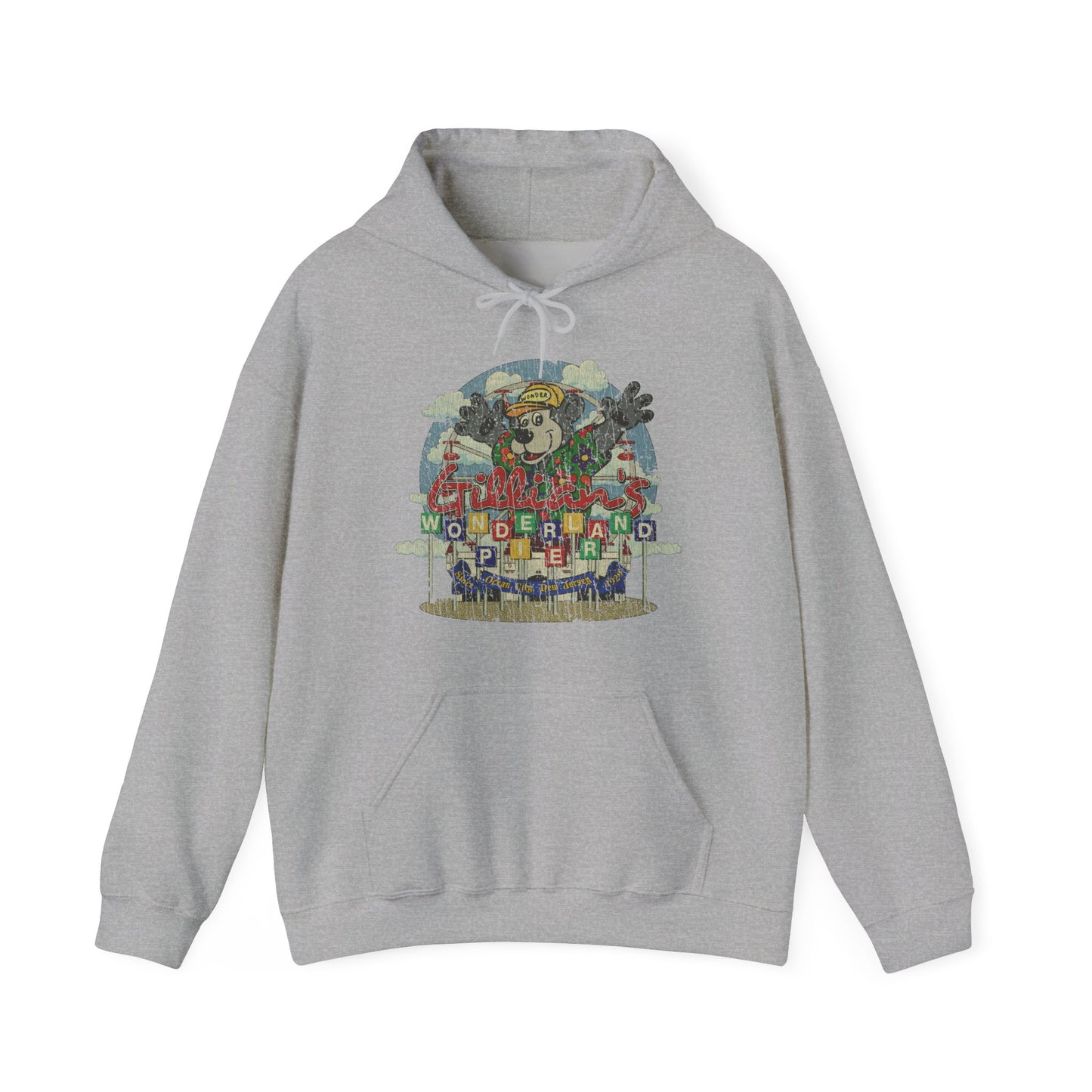 Gillian’s Wonderland Pier 1929 Vintage Men's Hoodie
