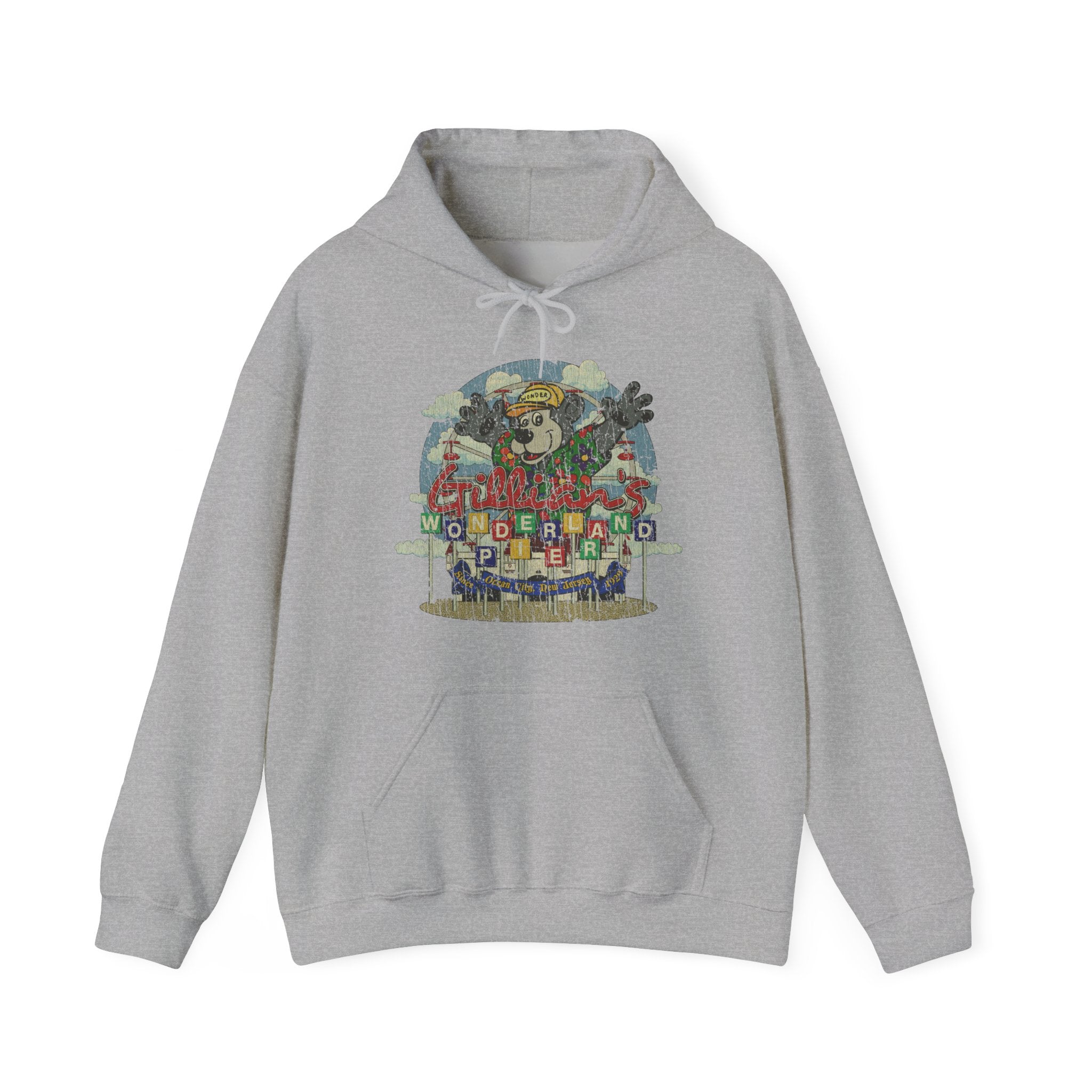 Gillian’s Wonderland Pier 1929 Vintage Men's Hoodie