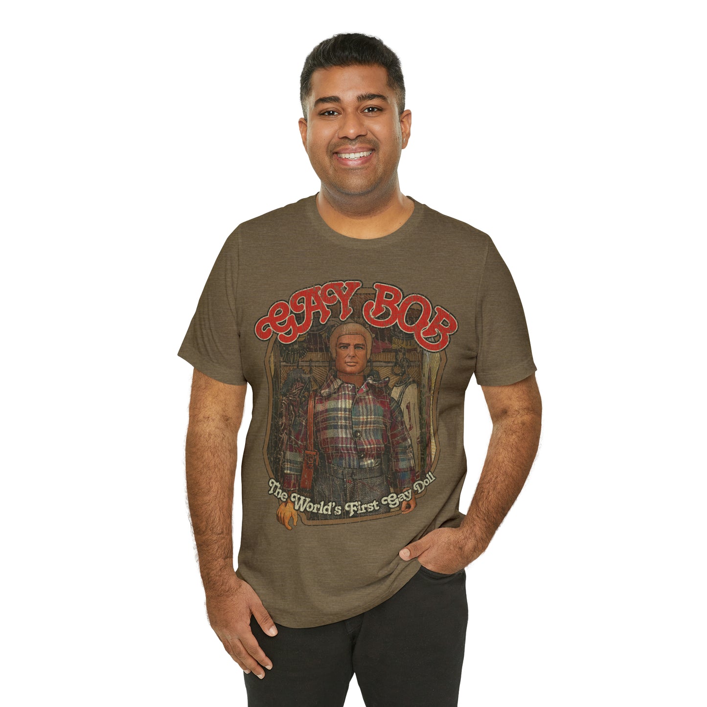 Gay Bob Doll 1977 Vintage Men's T-Shirt