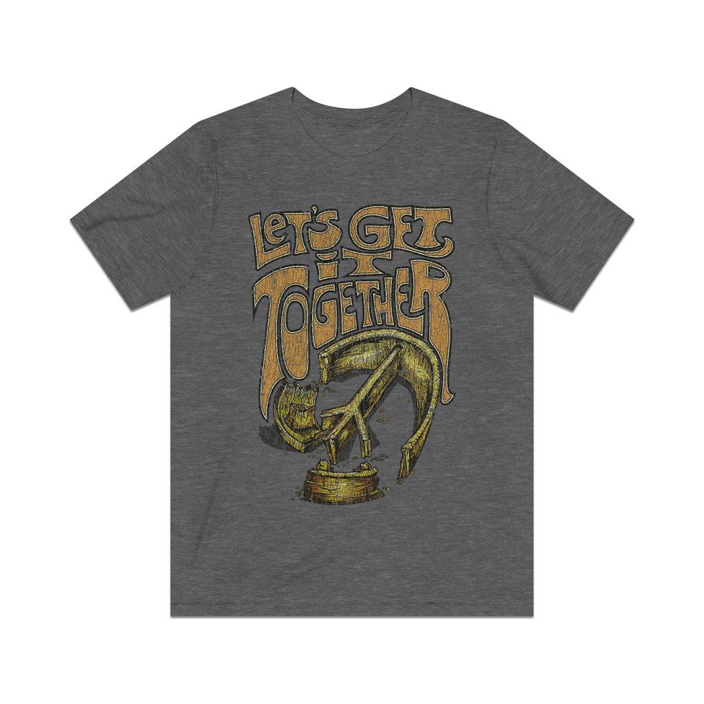 Peace: Let's Get It Together 1971 Vintage Men's T-Shirt